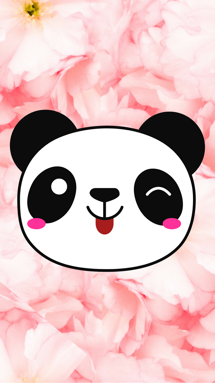 Pink Background Galaxy Panda Wallpaper