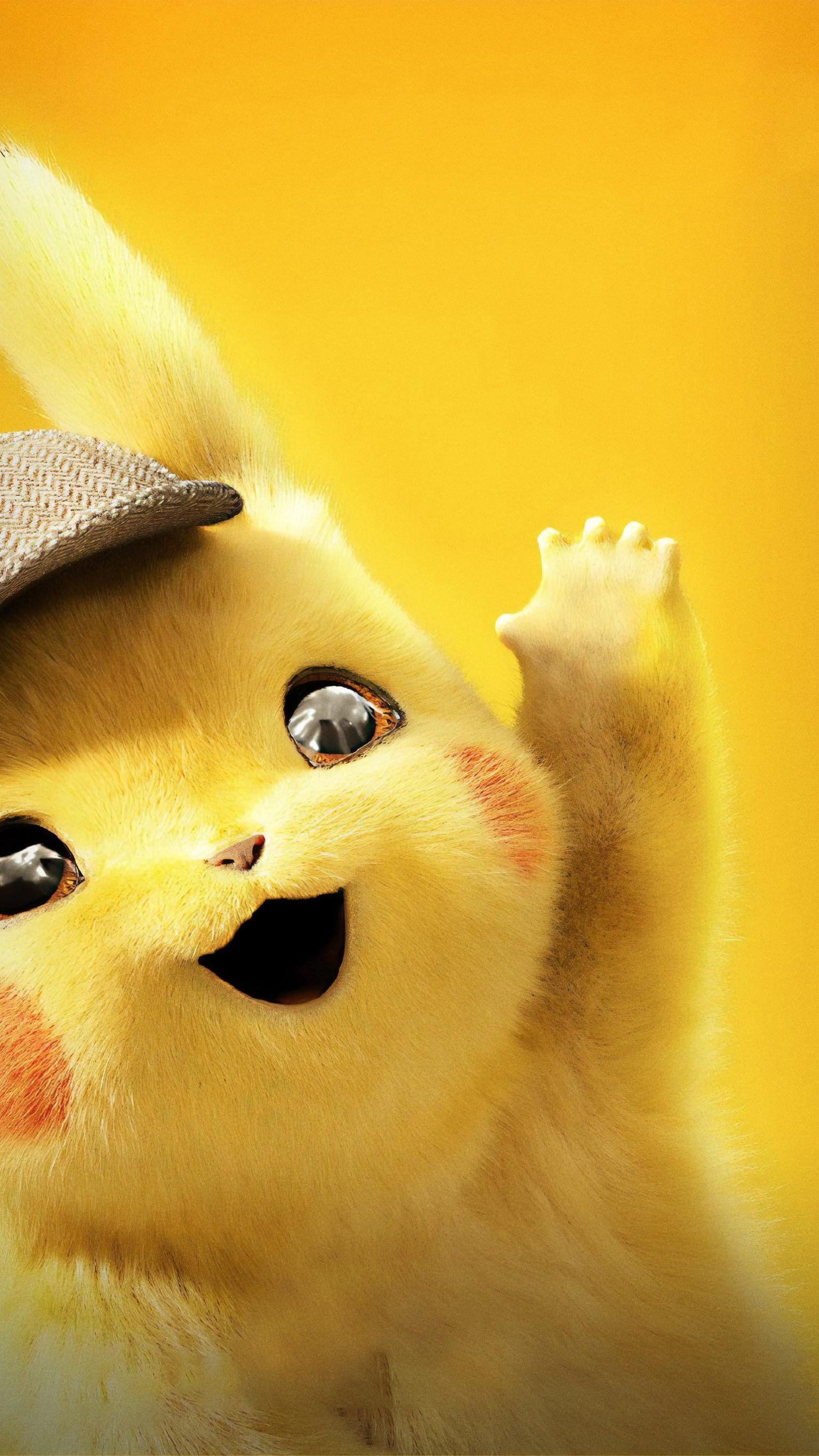 Cute Detective Pikachu Wallpapers - Top Free Cute Detective Pikachu  Backgrounds - WallpaperAccess
