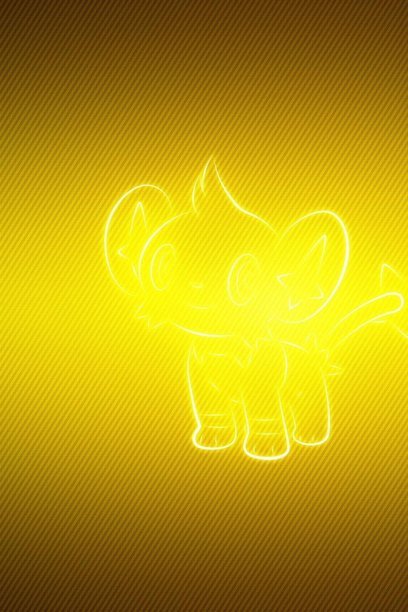 800x1200 Download wallpaper 800x1200 shinx, pokemon, yellow