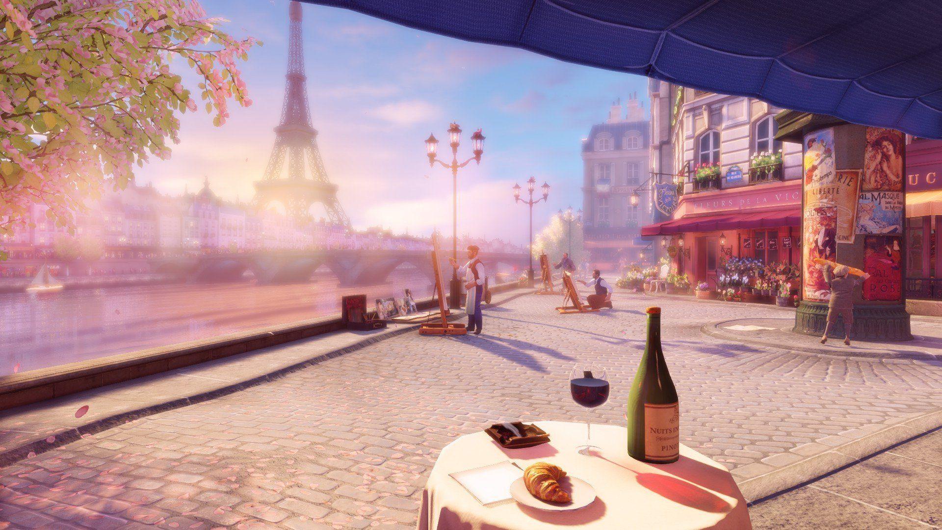 1920x1080 video games screen shot paris bioshock infinite burial at sea