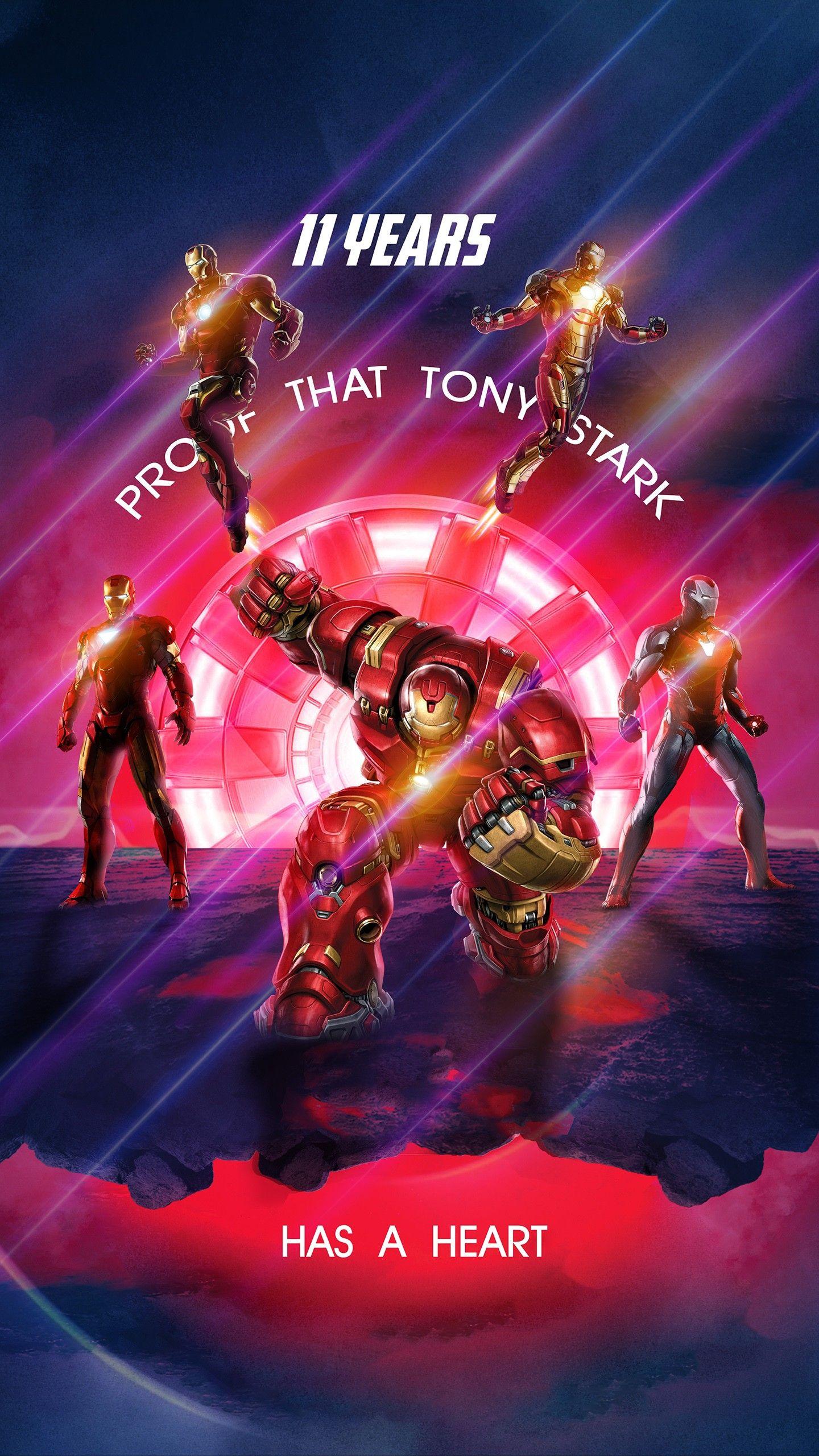 1440x2560 Proof that Tony Stark has Heart Iron Man Wallpaper