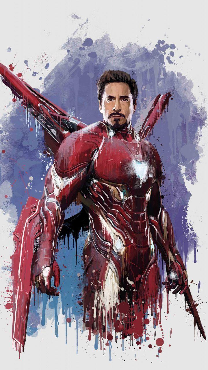 720x1280 Tony Stark Infinity War Wallpaper