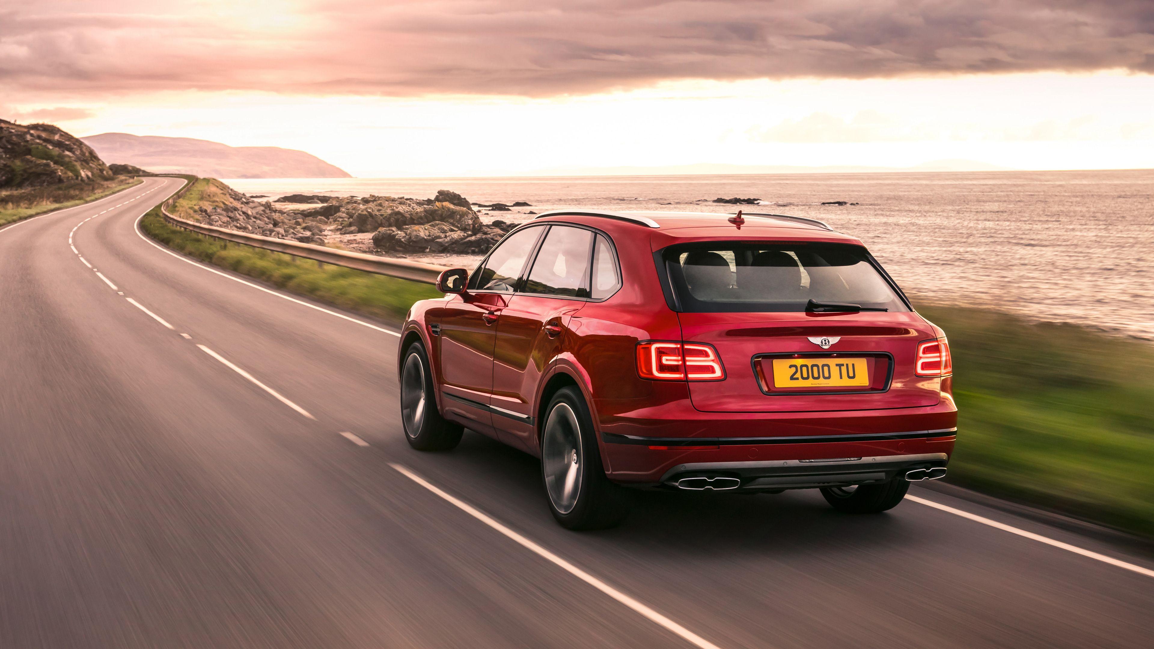 3840x2160 Wallpaper 4k Bentley Bentayga V8 Rear View 2018 2018 cars