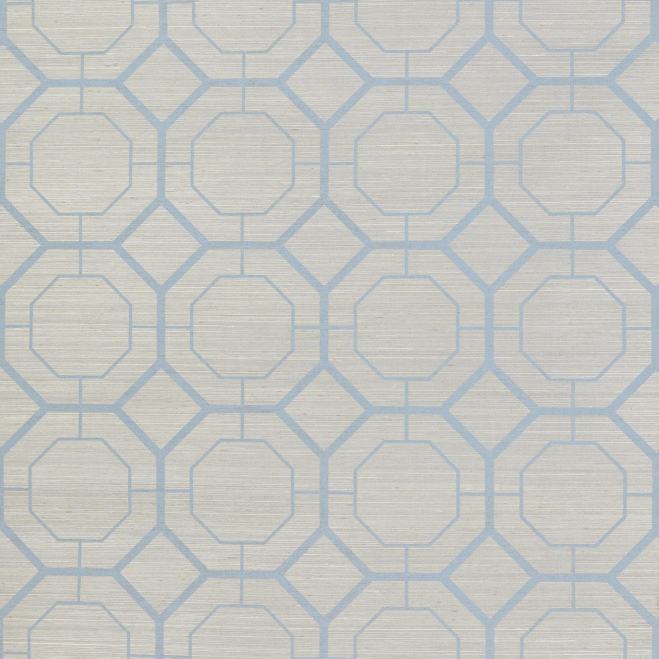 2500x2500 Branford Wallpaper in Grey and Blue