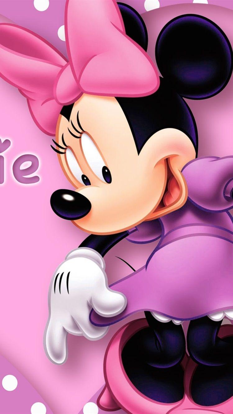 750x1334 Disney Cartoon Star, Minnie Mouse 750x1334 IPhone 8 7 6 6S