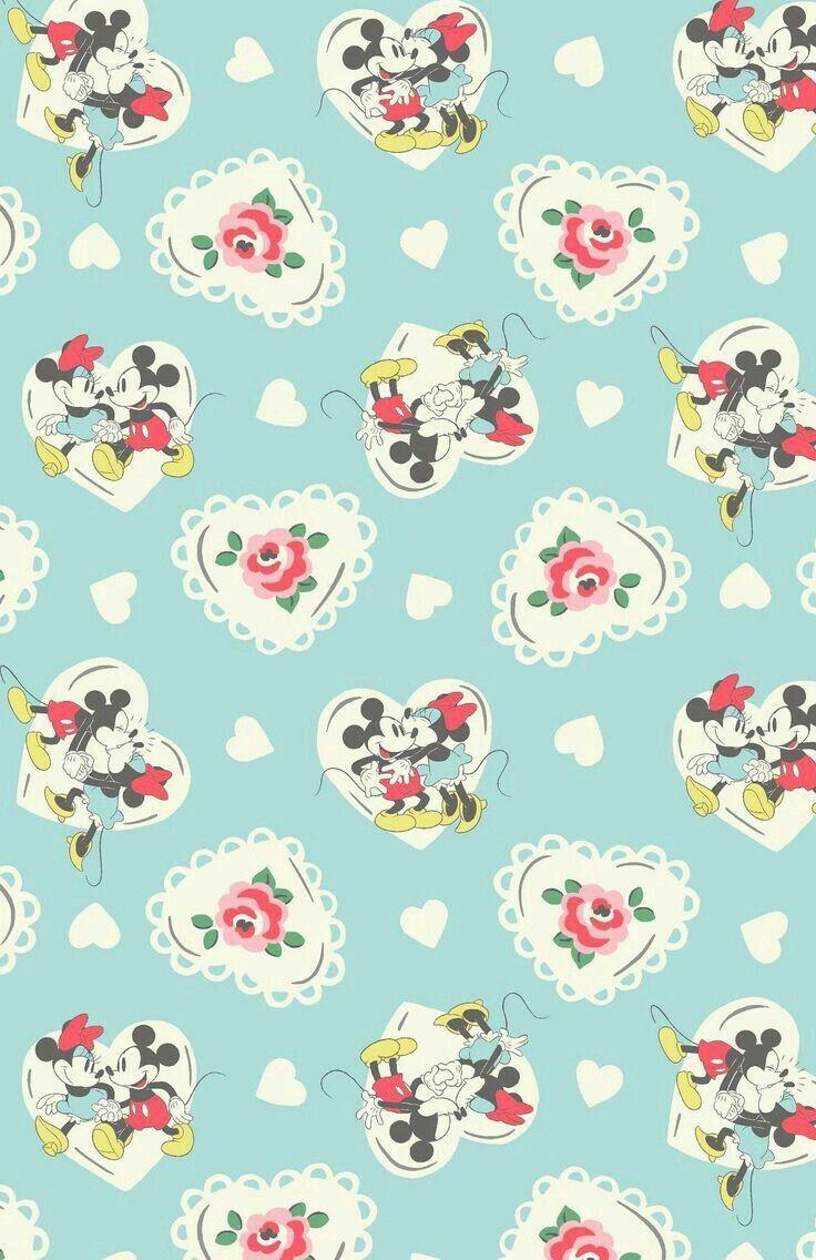 736x1136 wallpaper mickey and minnie discovered