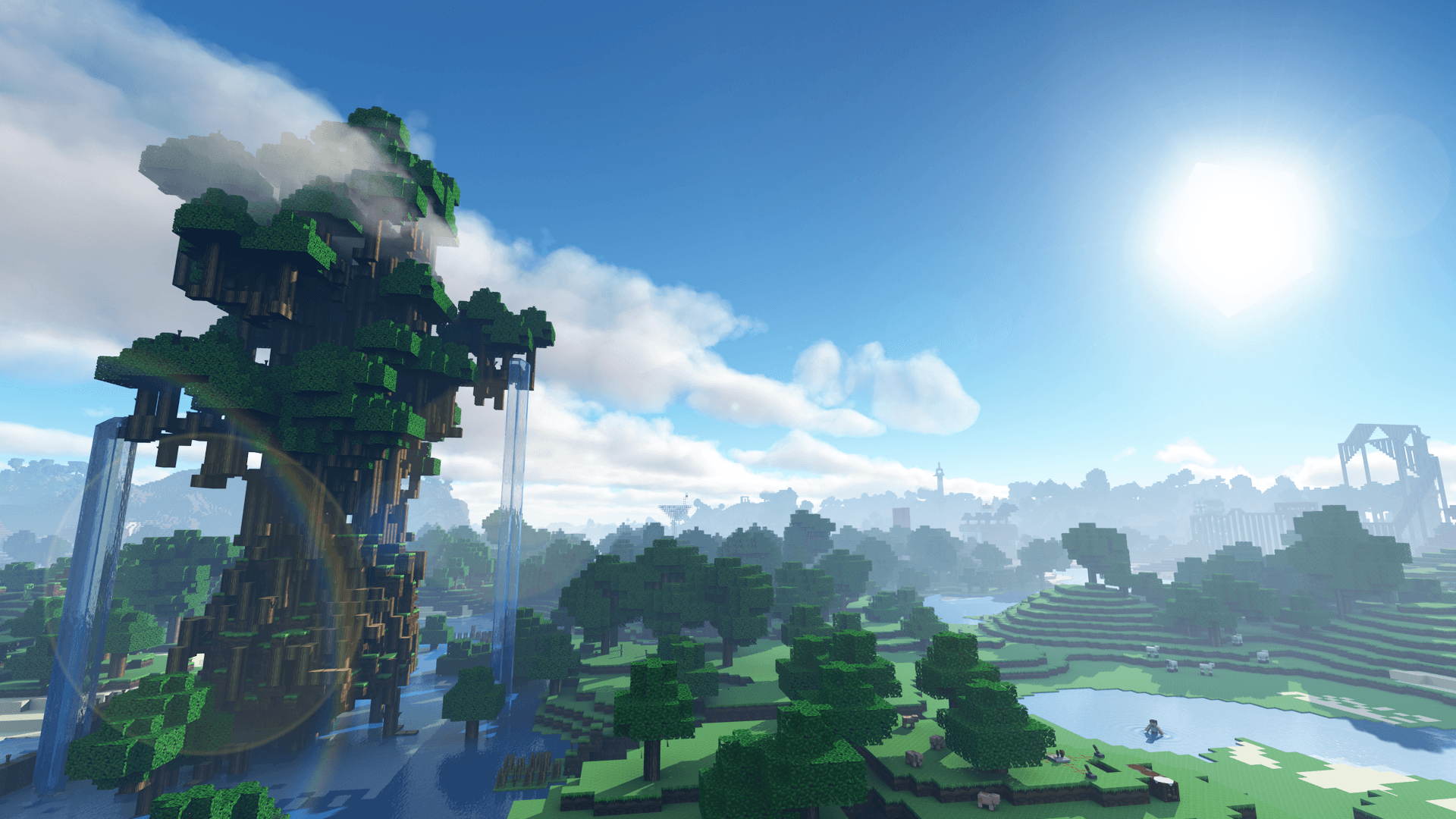 Featured image of post Minecraft Sky Wallpaper Check out this fantastic collection of minecraft hd wallpapers with 70 minecraft hd background images for your desktop phone or tablet