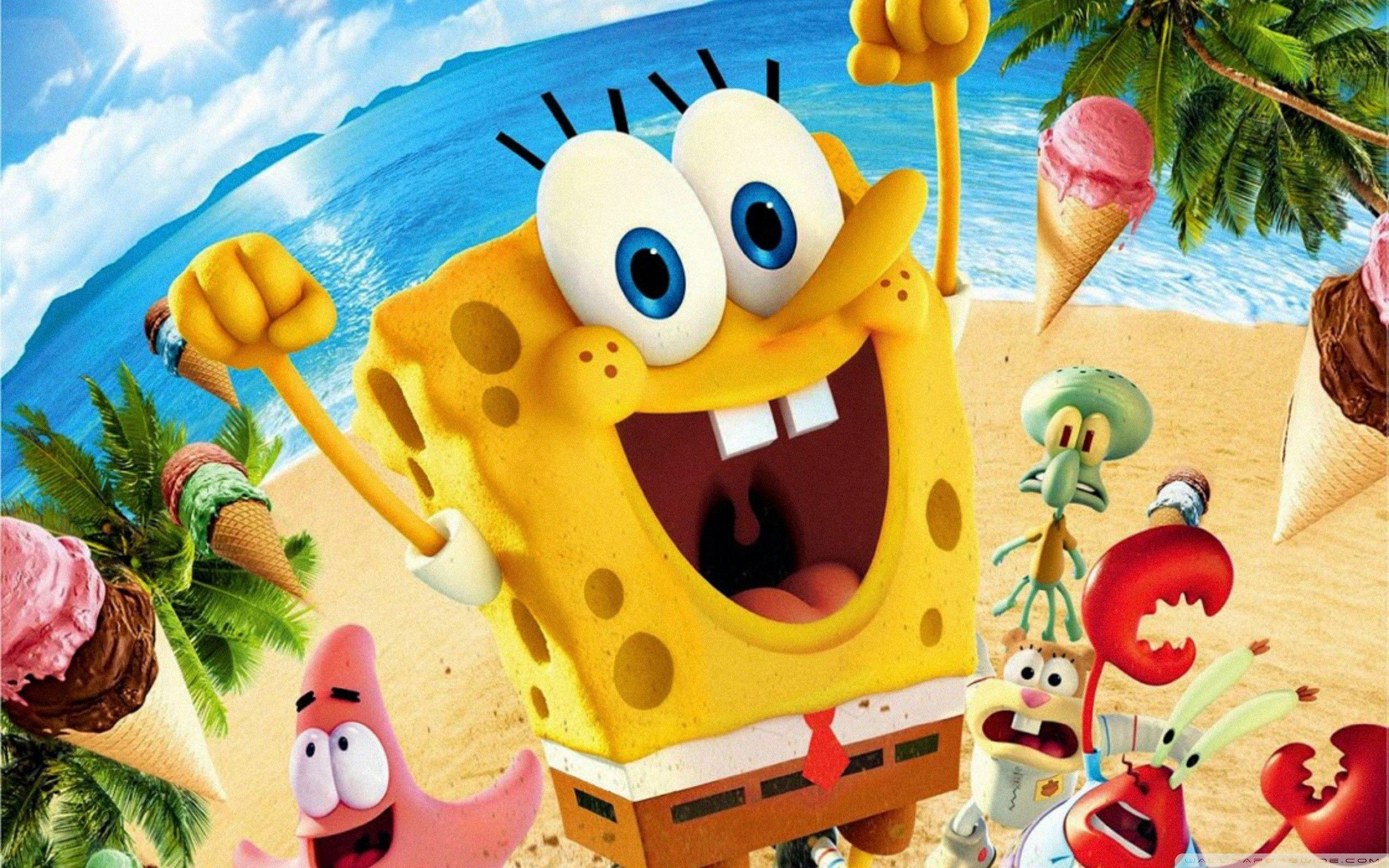 bob esponja wallpaper 4k