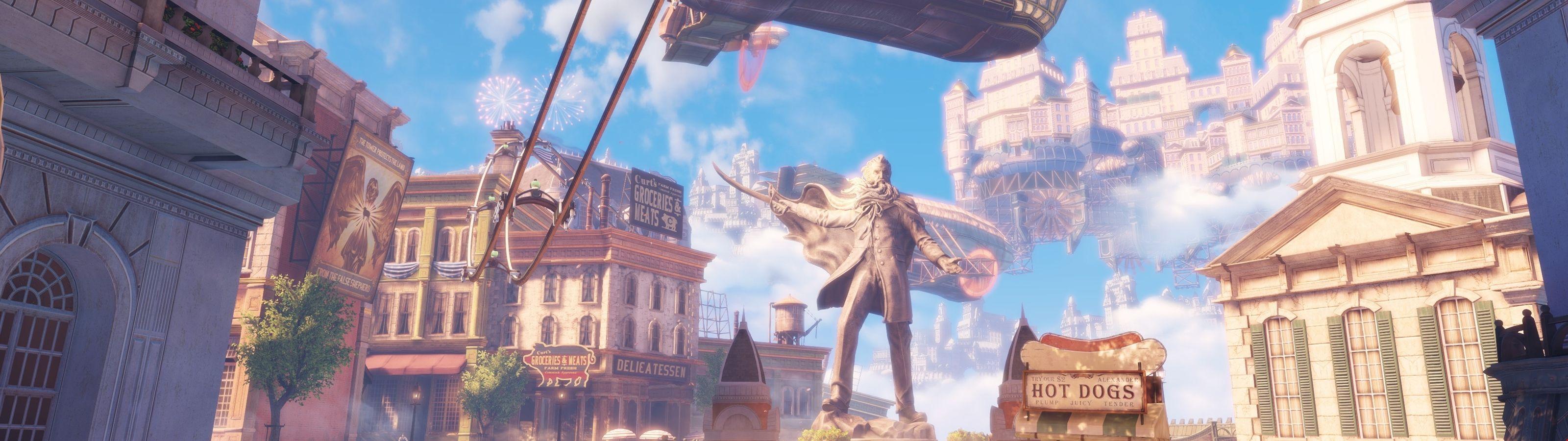 3200x900 3k BioShock Infinite: Burial at Sea, Best Games, game, shooter, fps