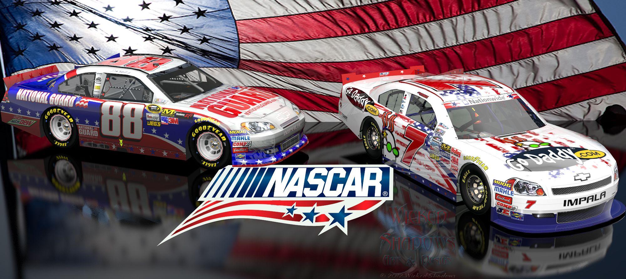 2000x894 Wallpaper By Wicked Shadows: Dale Earnhardt Jr and Danica