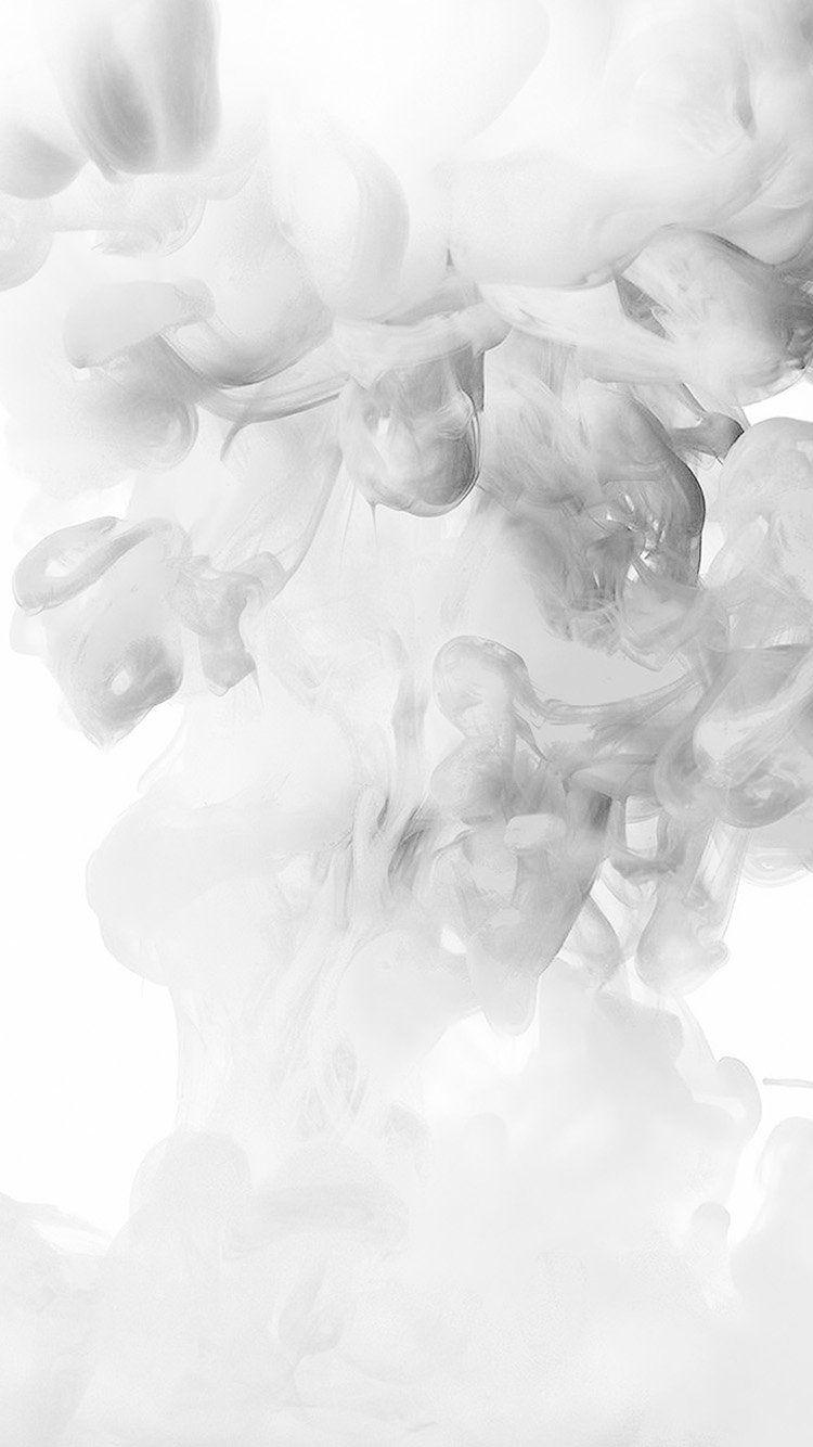 750x1334 Smoke White Bw Abstract Fog Art Illust Art IPhone