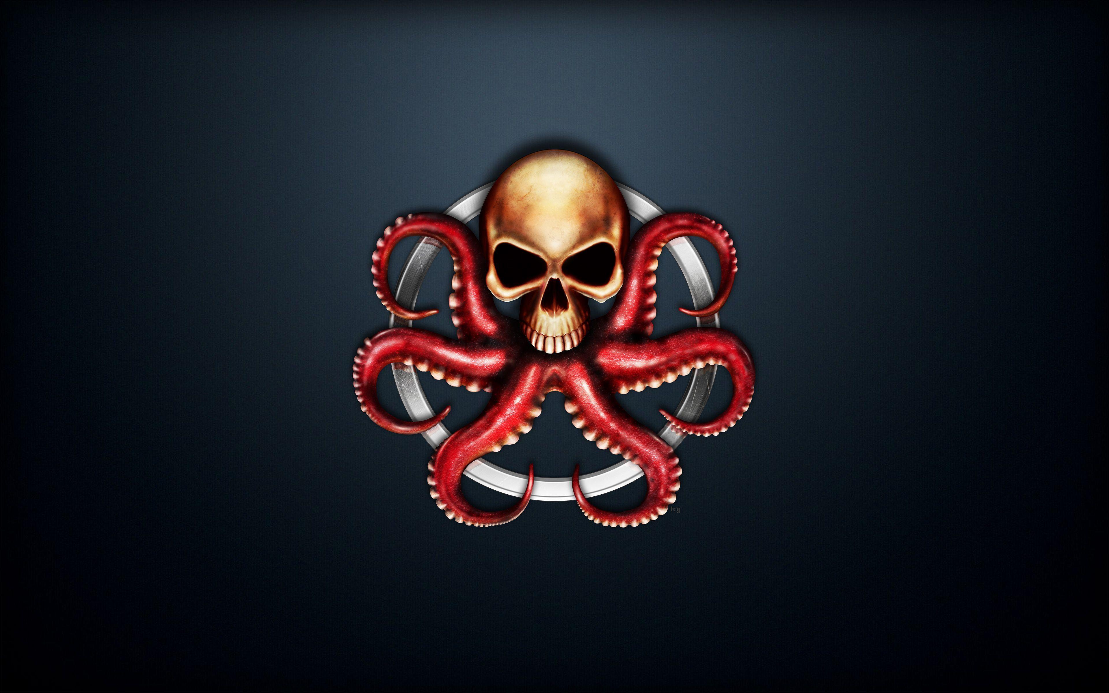 3840x2400 Realistic Hydra Logo [3840x2400]