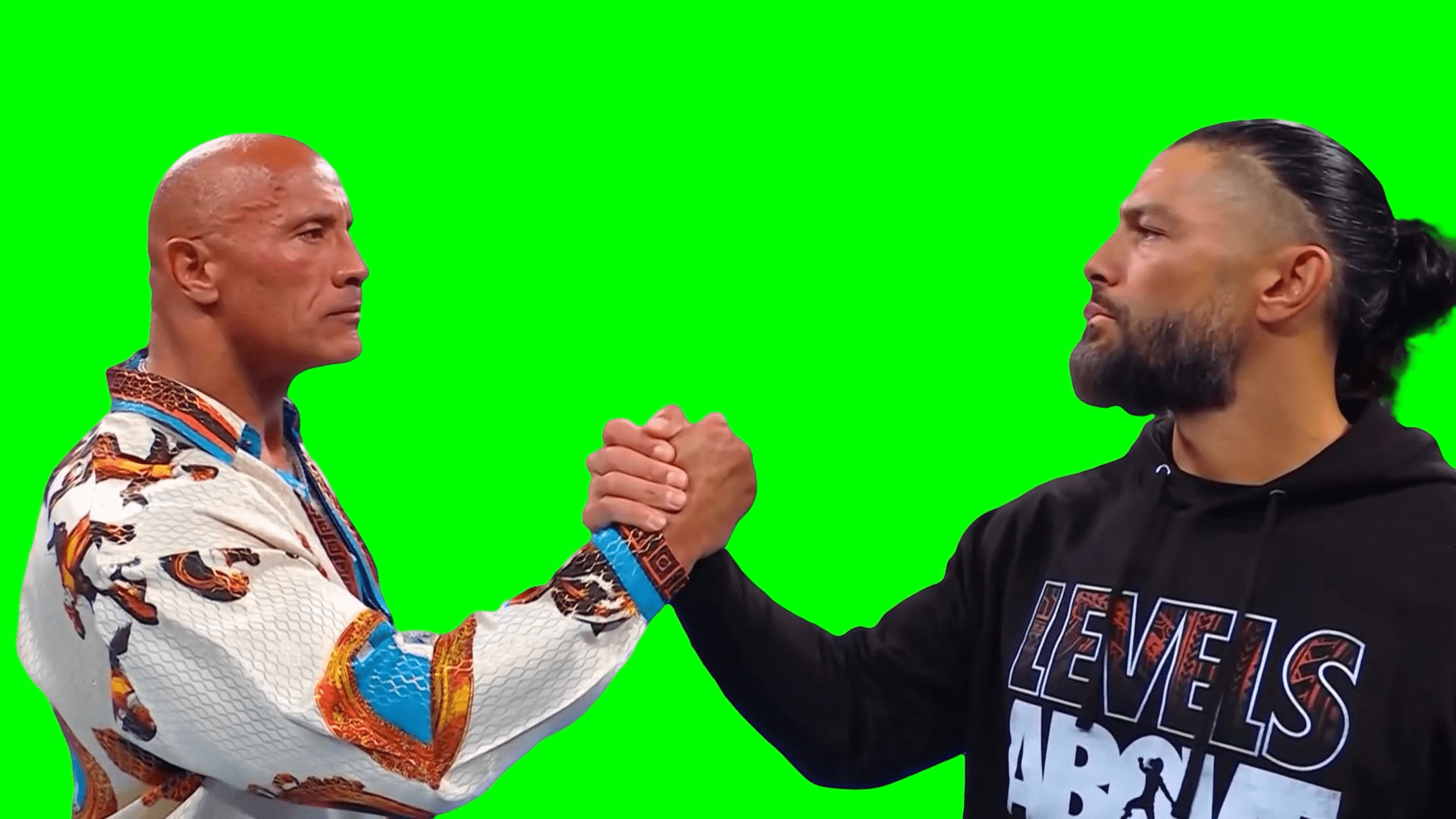 1920x1080 The Rock and Roman Reigns handshake