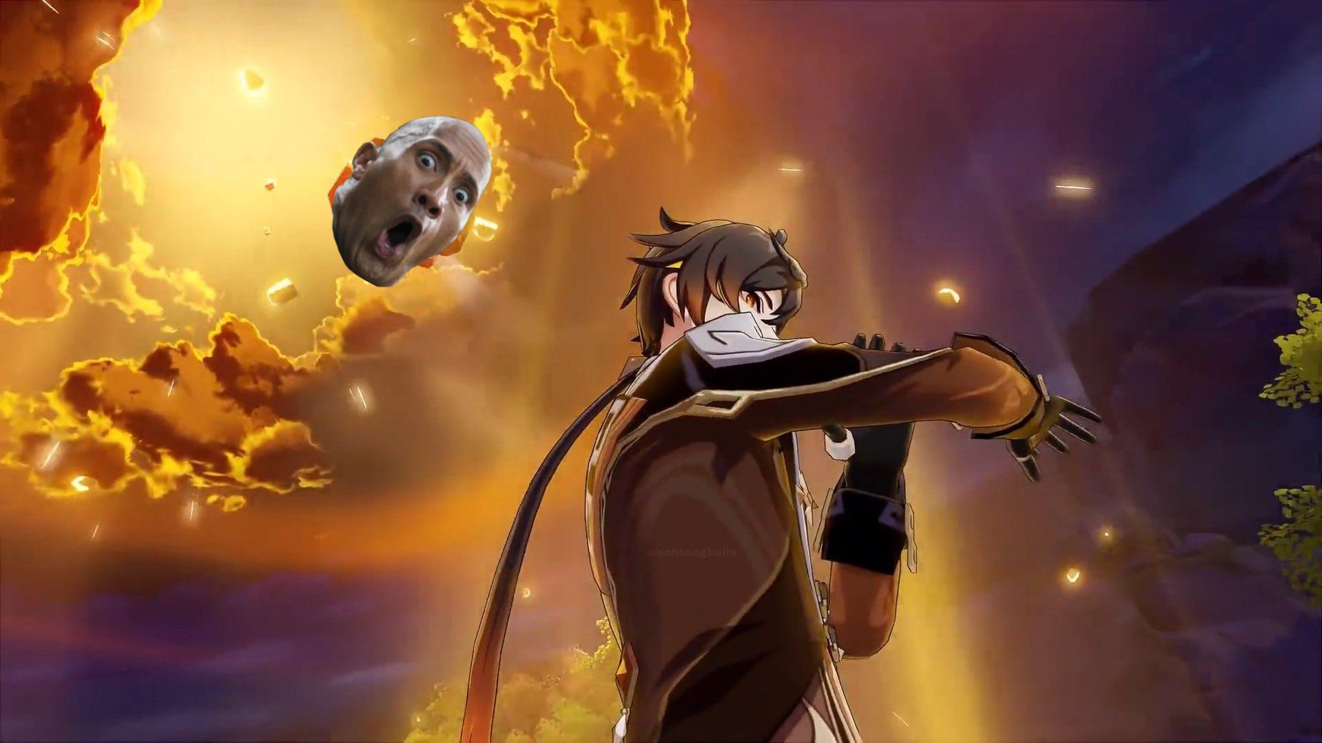 1919x1079 Wrath Of The Rock : R Genshin_Memepact