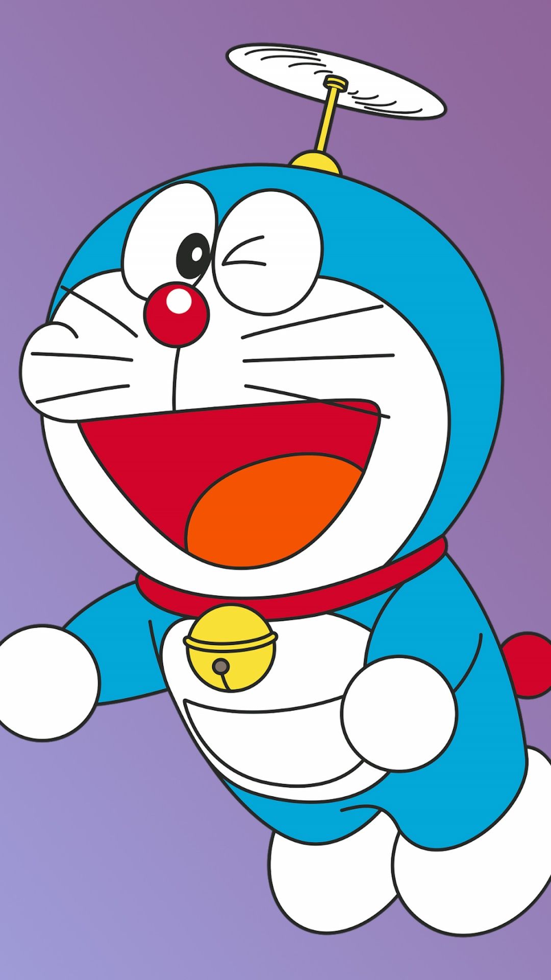 1080x1920 Doraemon Wallpaper 4K, Minimalist