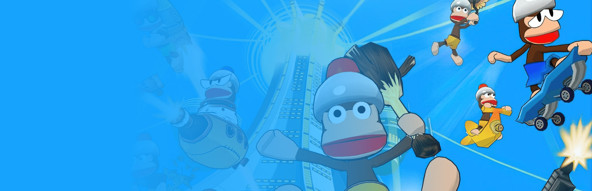 1920x620 Ape Escape: Pumped & Primed