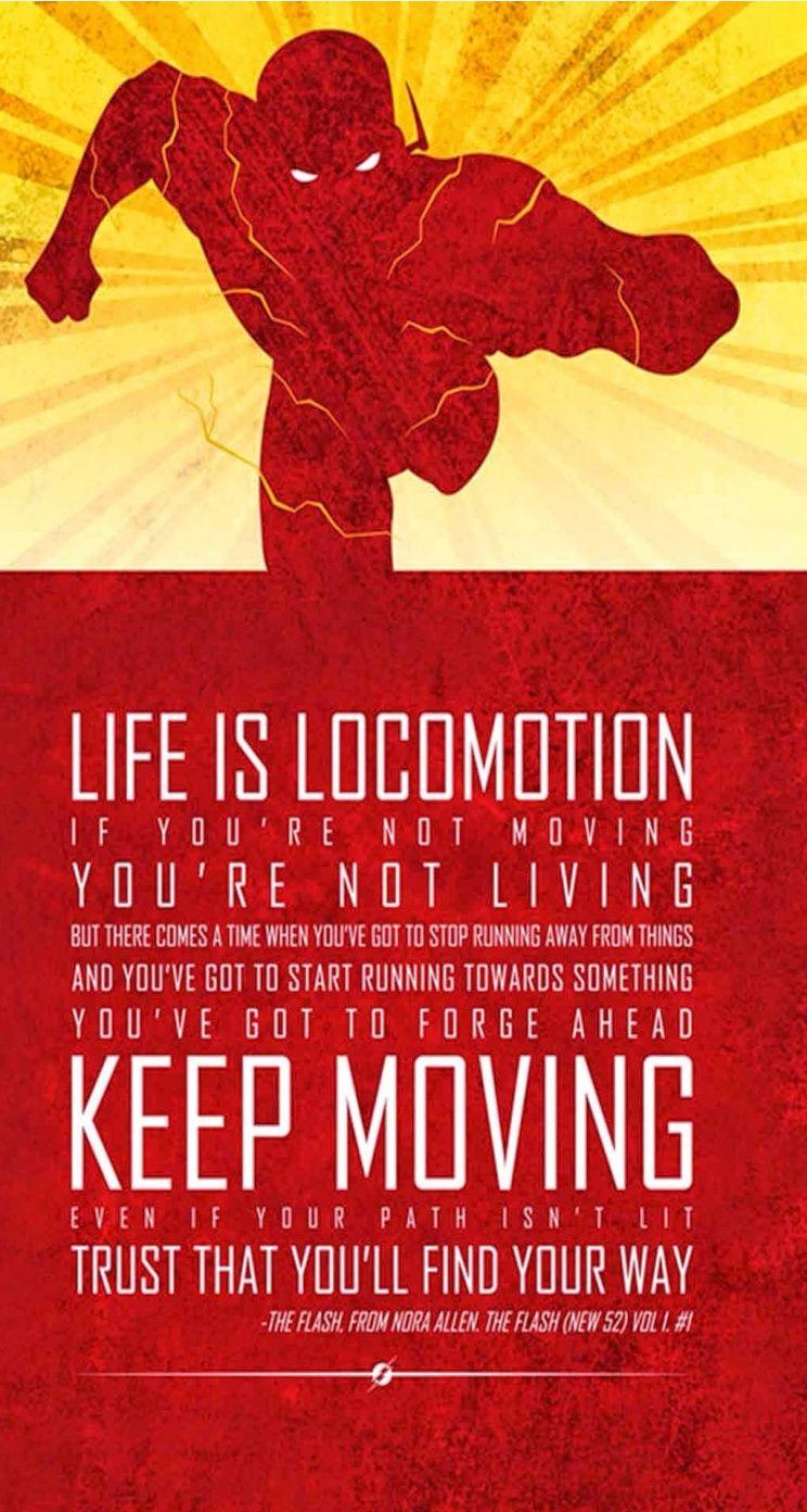 744x1392 The Flash. iPhone Wallpaper 8 Superheroes Quotes, tap to see all! - Superhero quotes, Hero quotes, The flash