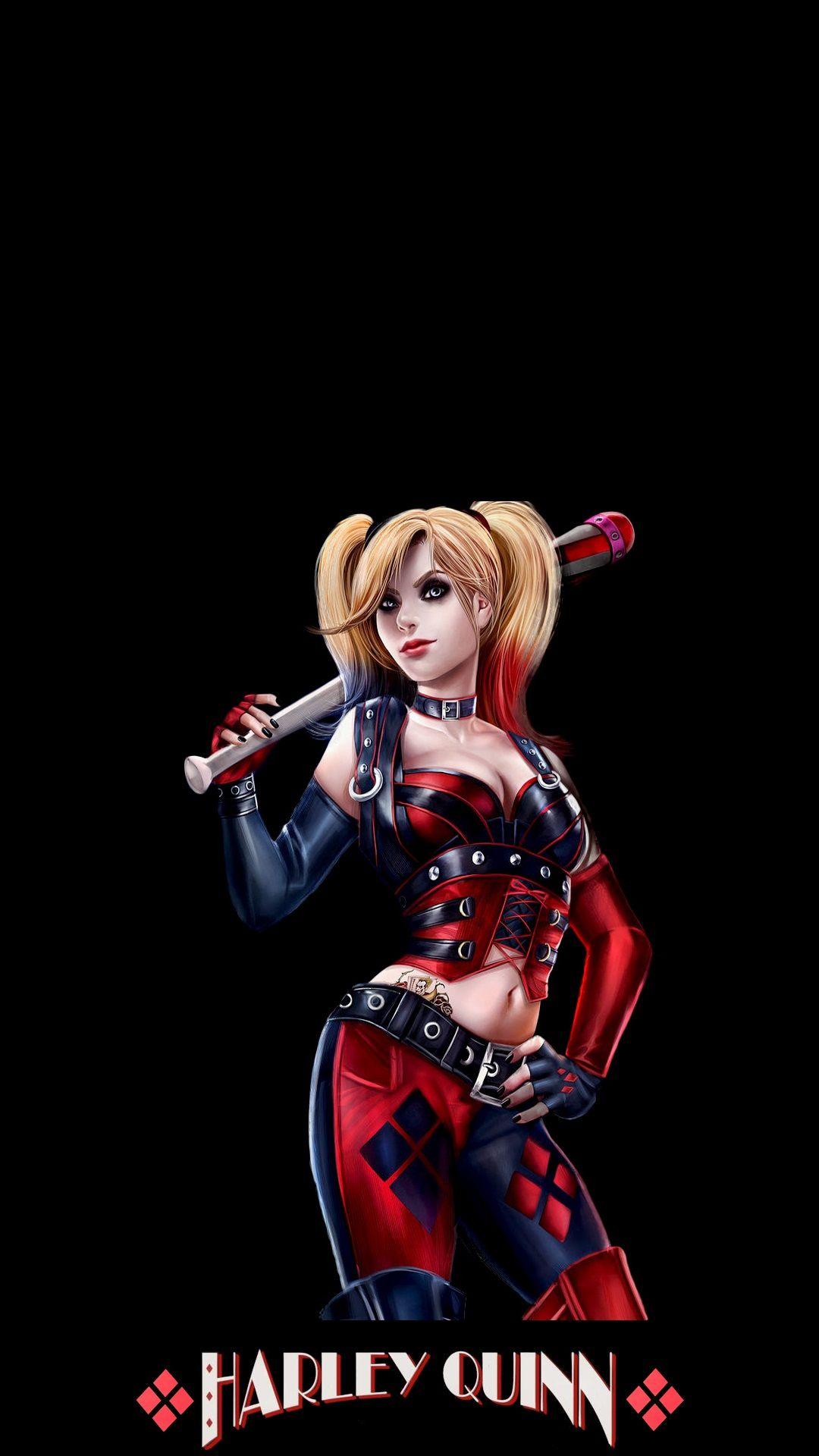 1080x1920 Harley Quinn Mobile and Desktop Wallpaper. Sorry