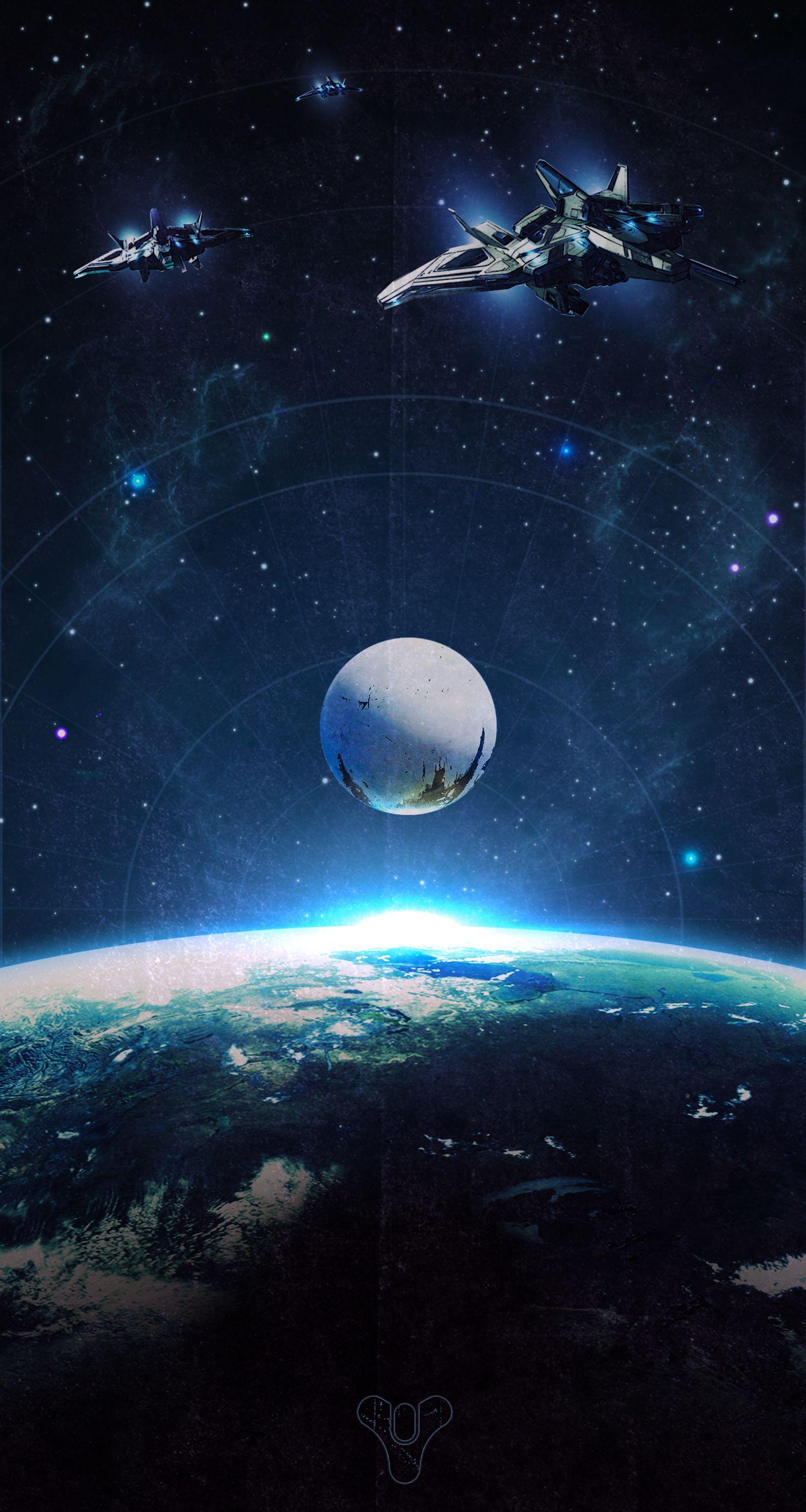 1599x2999 Destiny iPhone Background. Epic