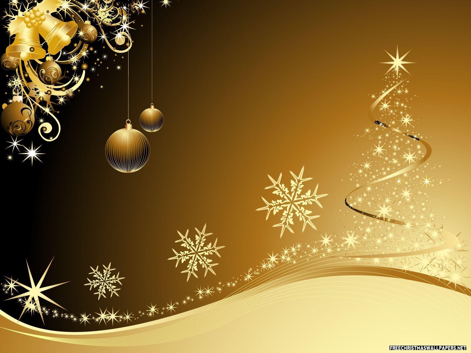 Gold Christmas Wallpapers - Top Free Gold Christmas Backgrounds -  WallpaperAccess