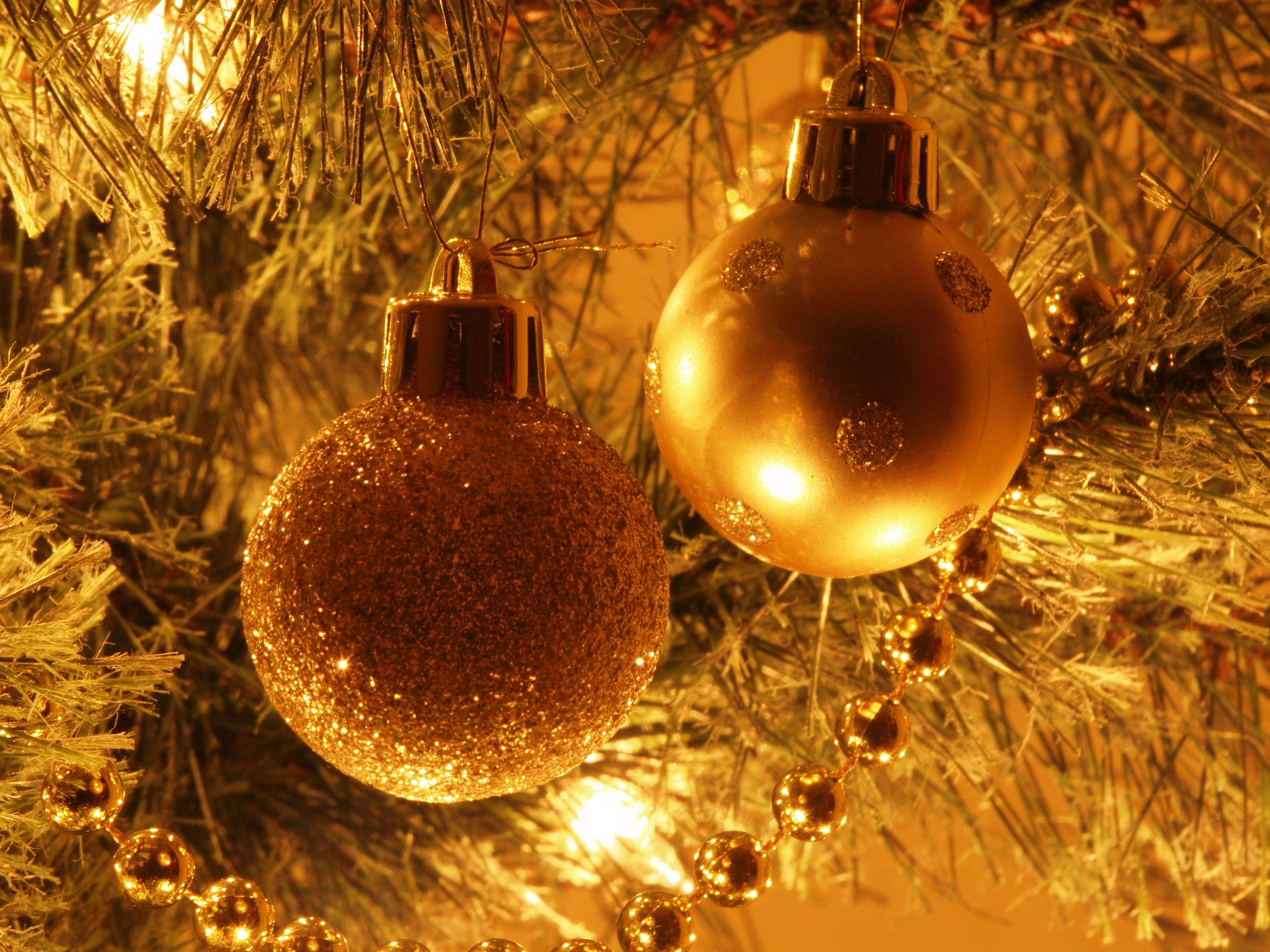 Gold Christmas Wallpapers - Top Free Gold Christmas Backgrounds ...