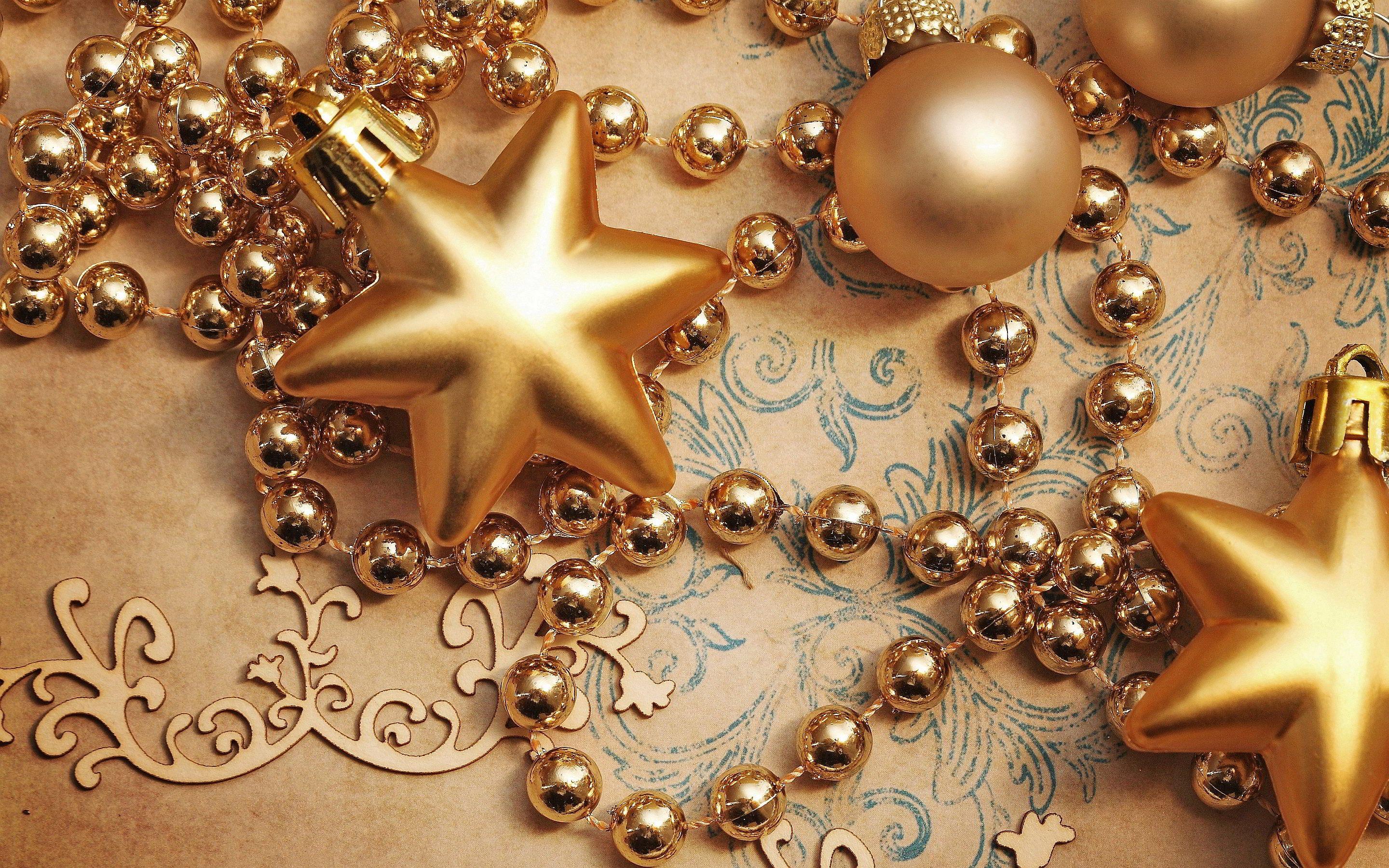 2880x1800 Golden decoration