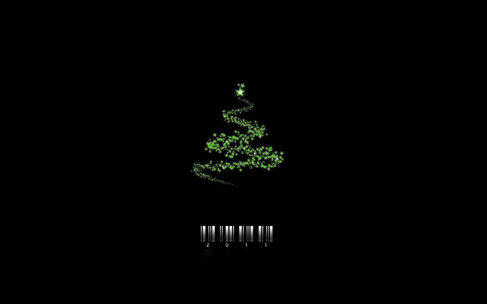 1680x1050 Wallpaper christmas, new year, simple, christmas tree