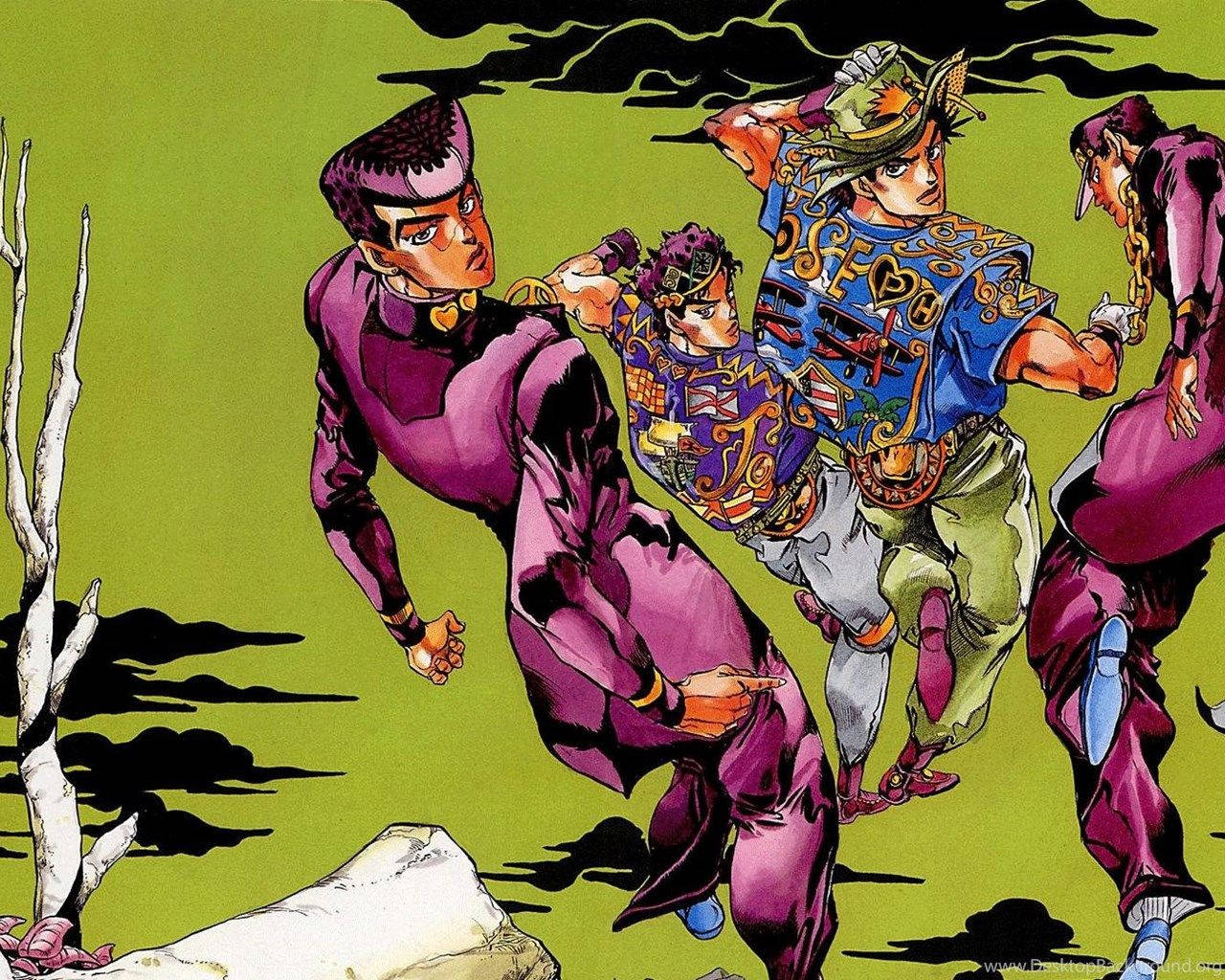 1280x1024 Manga Cover Of Jojo Wallpaper