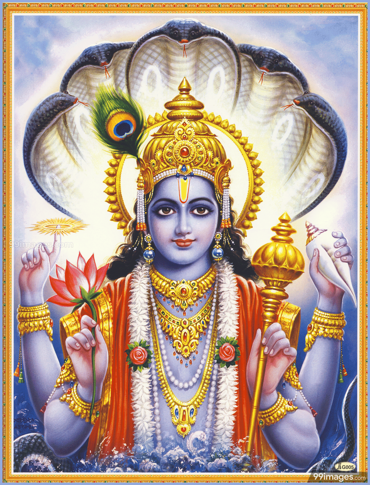 1520x1993 Lord Vishnu HD Wallpaper