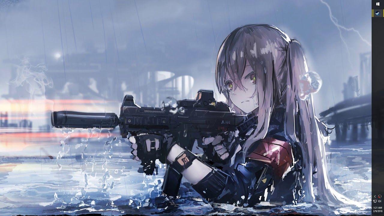 1280x720 UMP 45 (Girl's Frontline) Showcase [Wallpaper Engine]