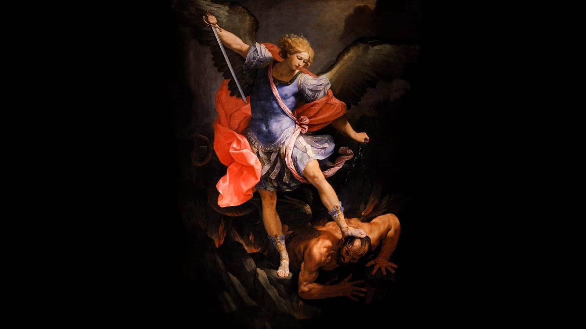 1920x1080 Saint Michael Wallpaper