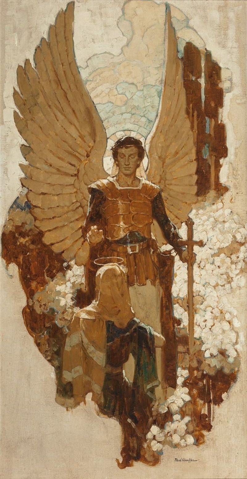 800x1548 HD st michael wallpaper