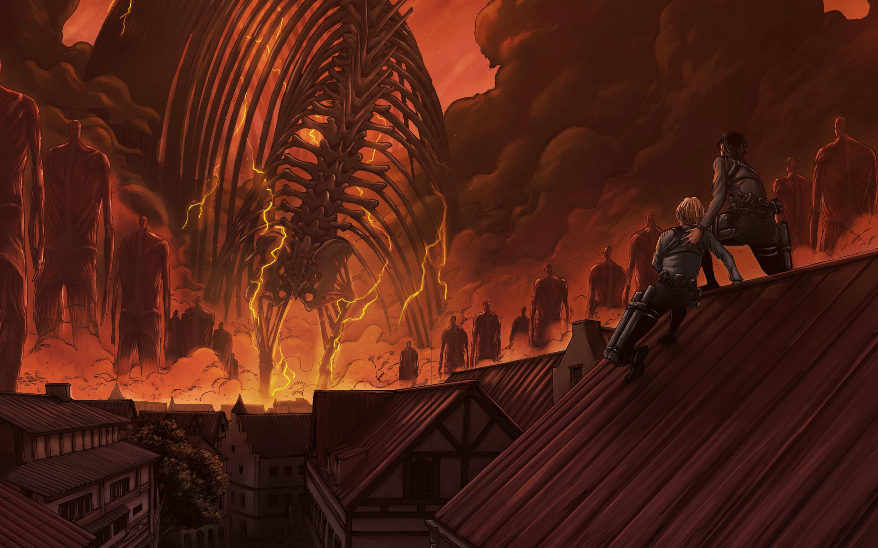 2880x1800 wallpaper out of the coloured manga