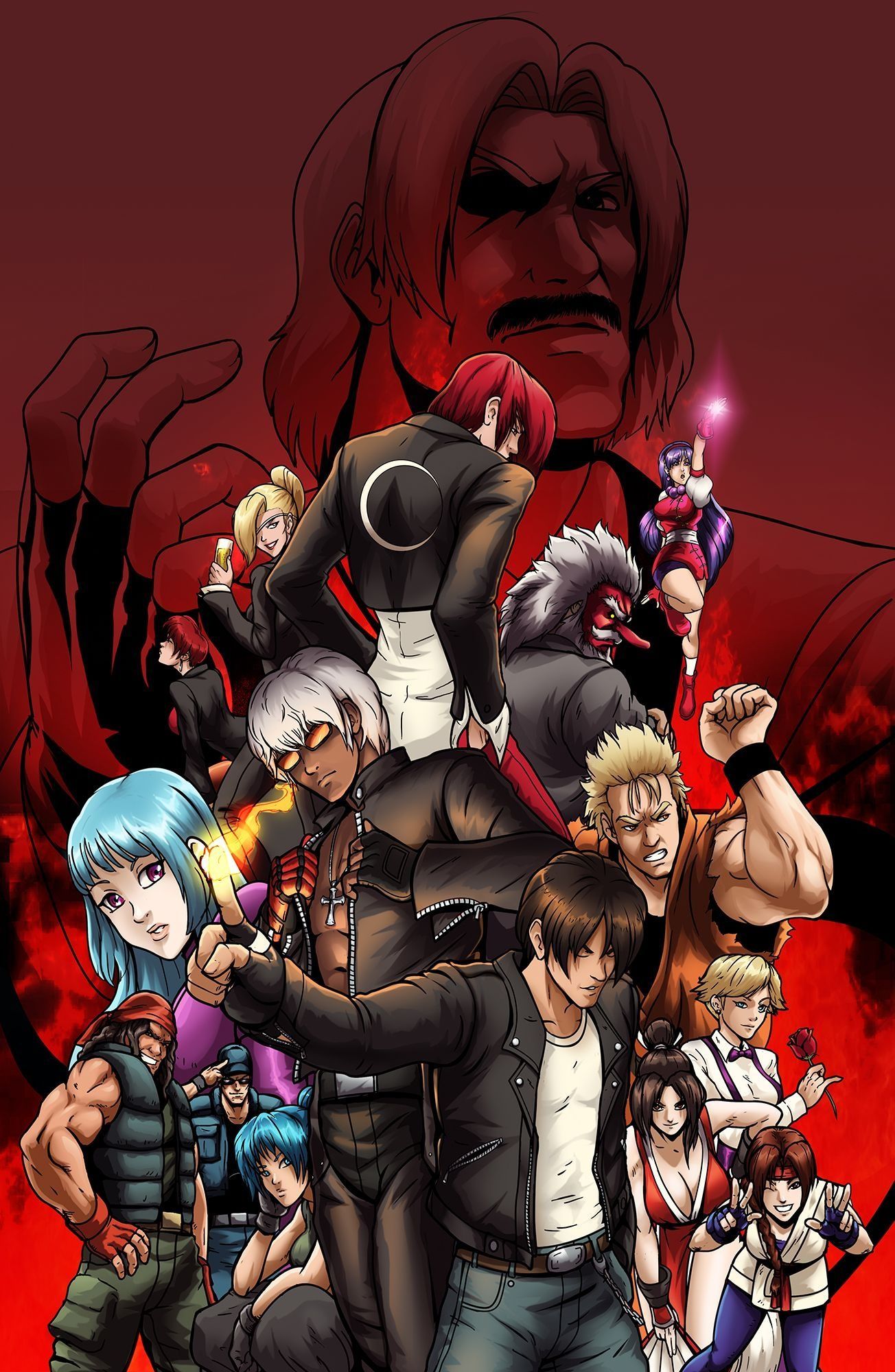 1304x2000 King of Fighters Wallpaper 53 image