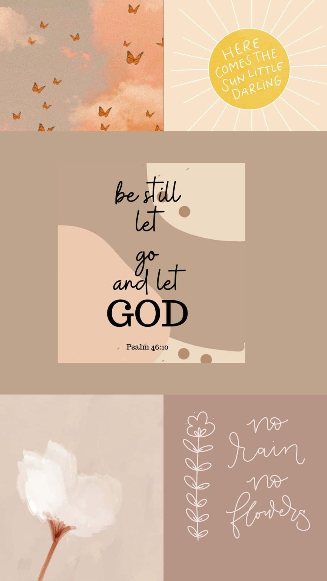 1080x1920 Download Inspirational God Aesthetic Collage Wallpaper