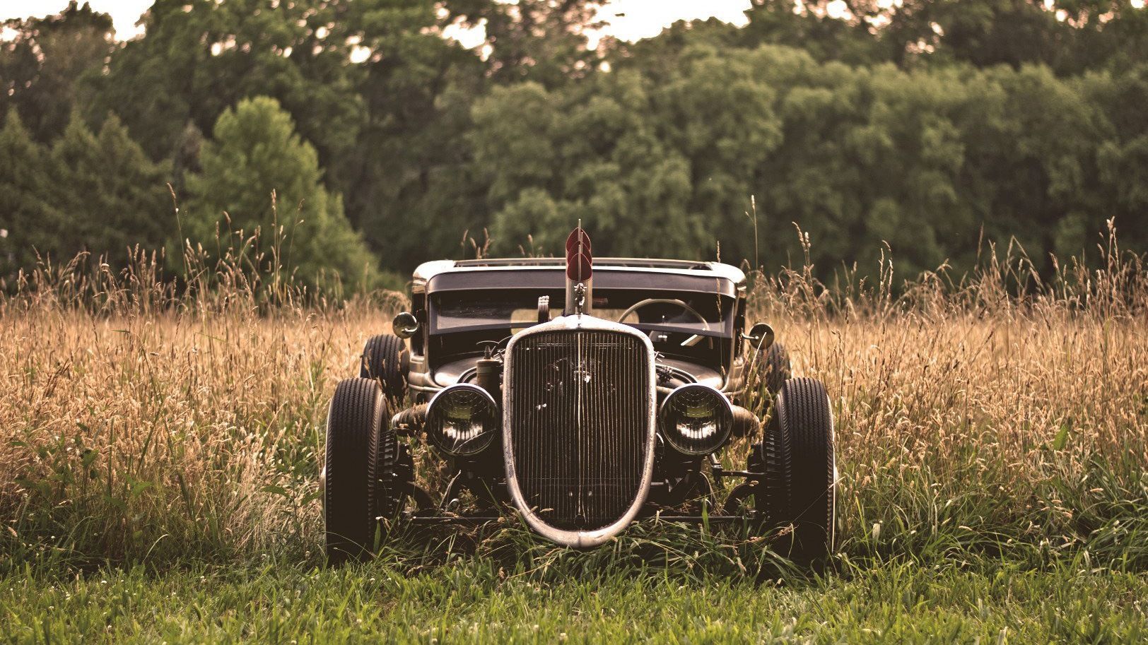 1624x913 Classic Rat Rod HD Wallpaper in Scenic