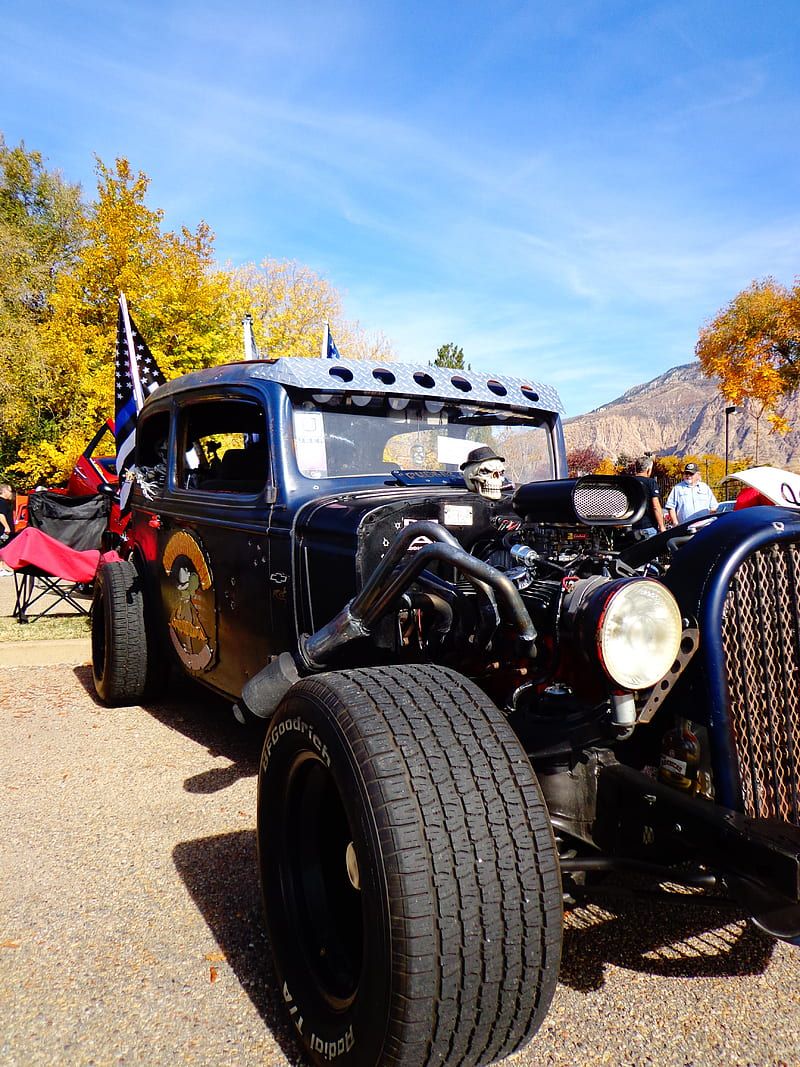 800x1067 Chevy, rat rod, HD phone wallpaper