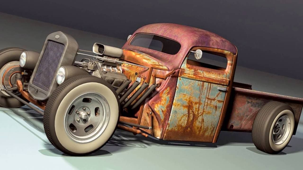 1280x720 RAT RODS(THE TRUCKS)- 50 different