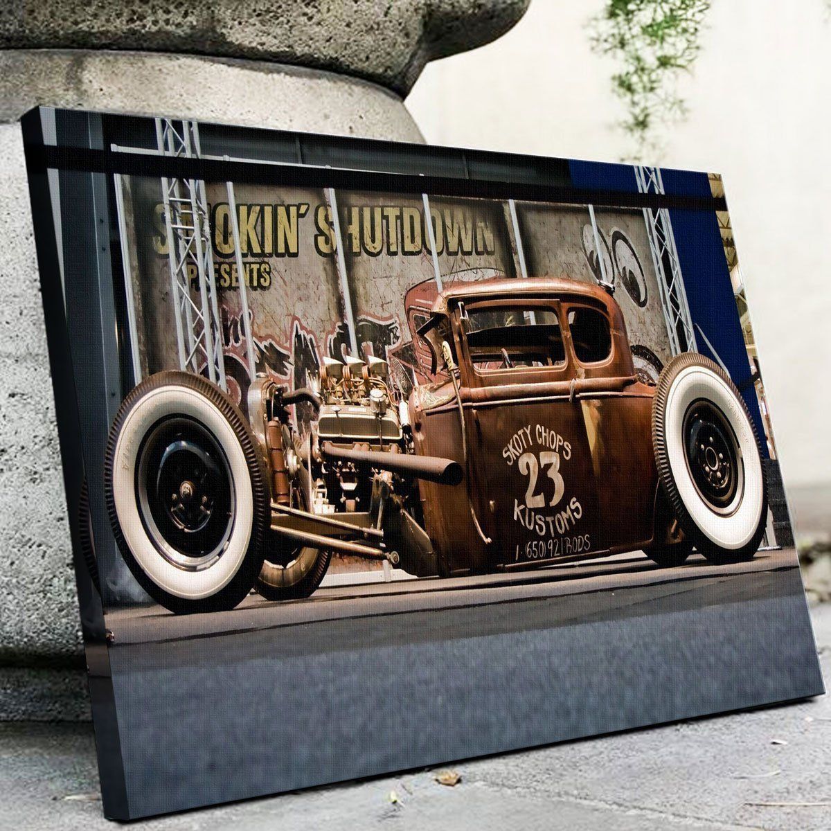 1200x1200 Rat Rod Wall Art