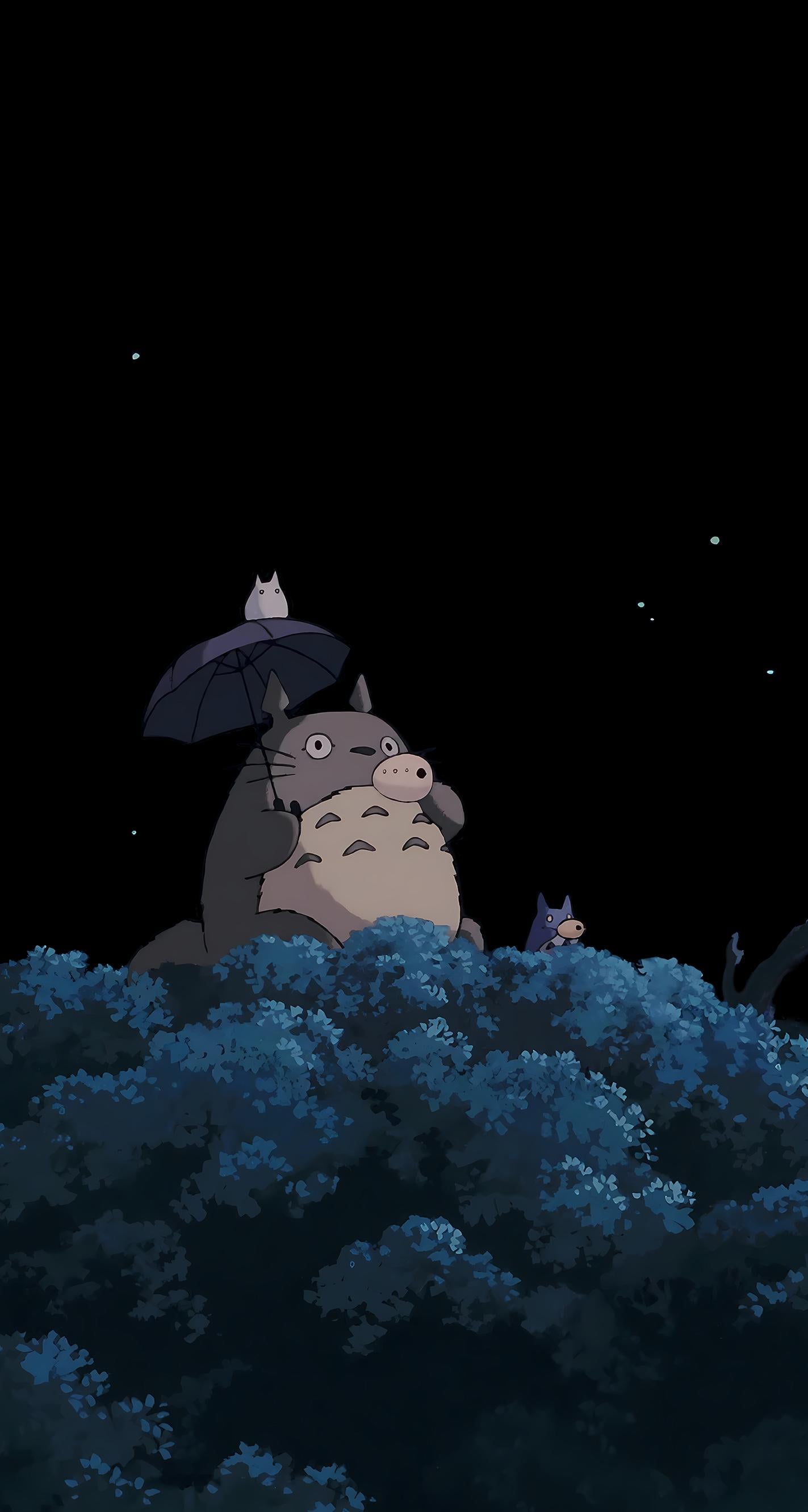 1423x2662 I made a set of Totoro Wallpaper for PC