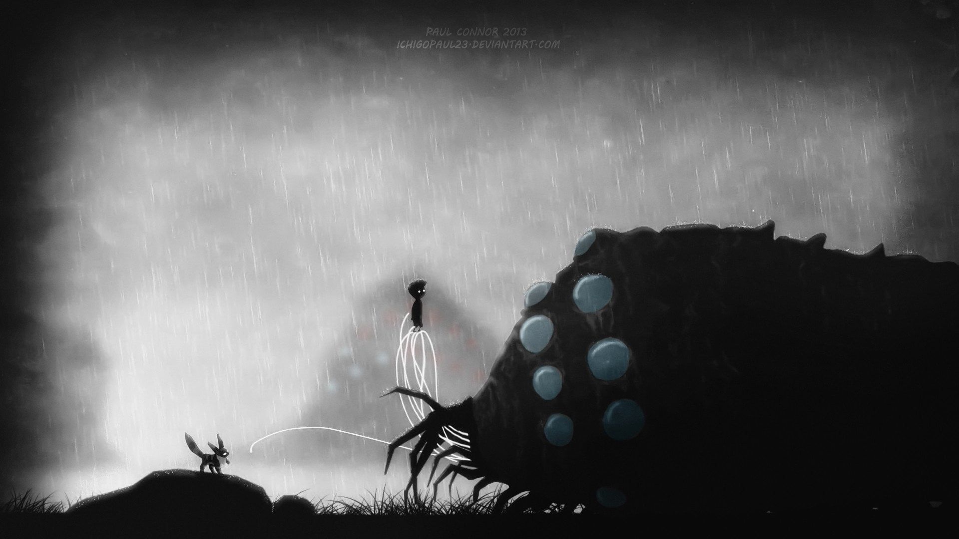 1920x1080 Limbo style Studio Ghibli wallpaper x