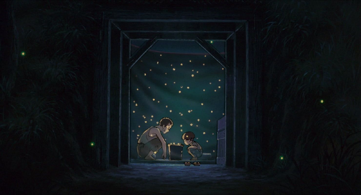 1480x801 Fireflies HD wallpaper