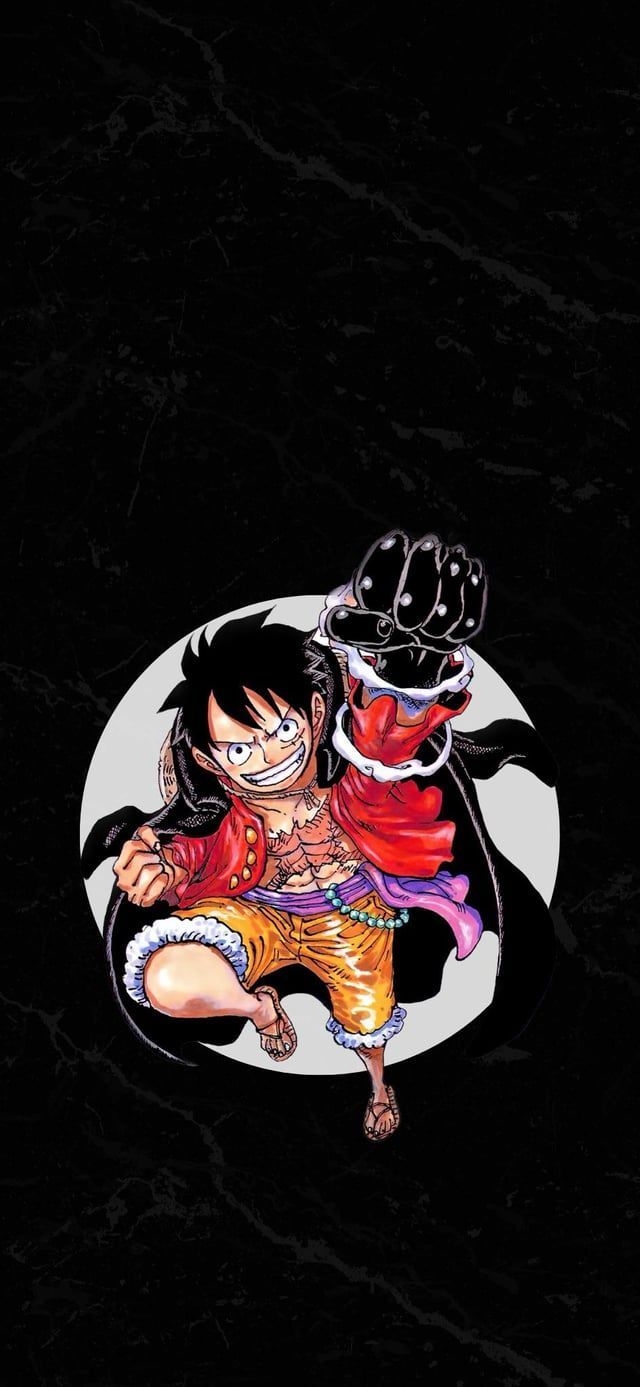 640x1387 Wallpaper Monkey D Luffy