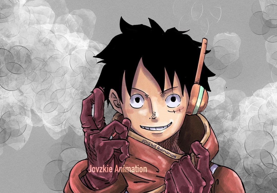 1080x754 My Luffy x Gojo Fan Art