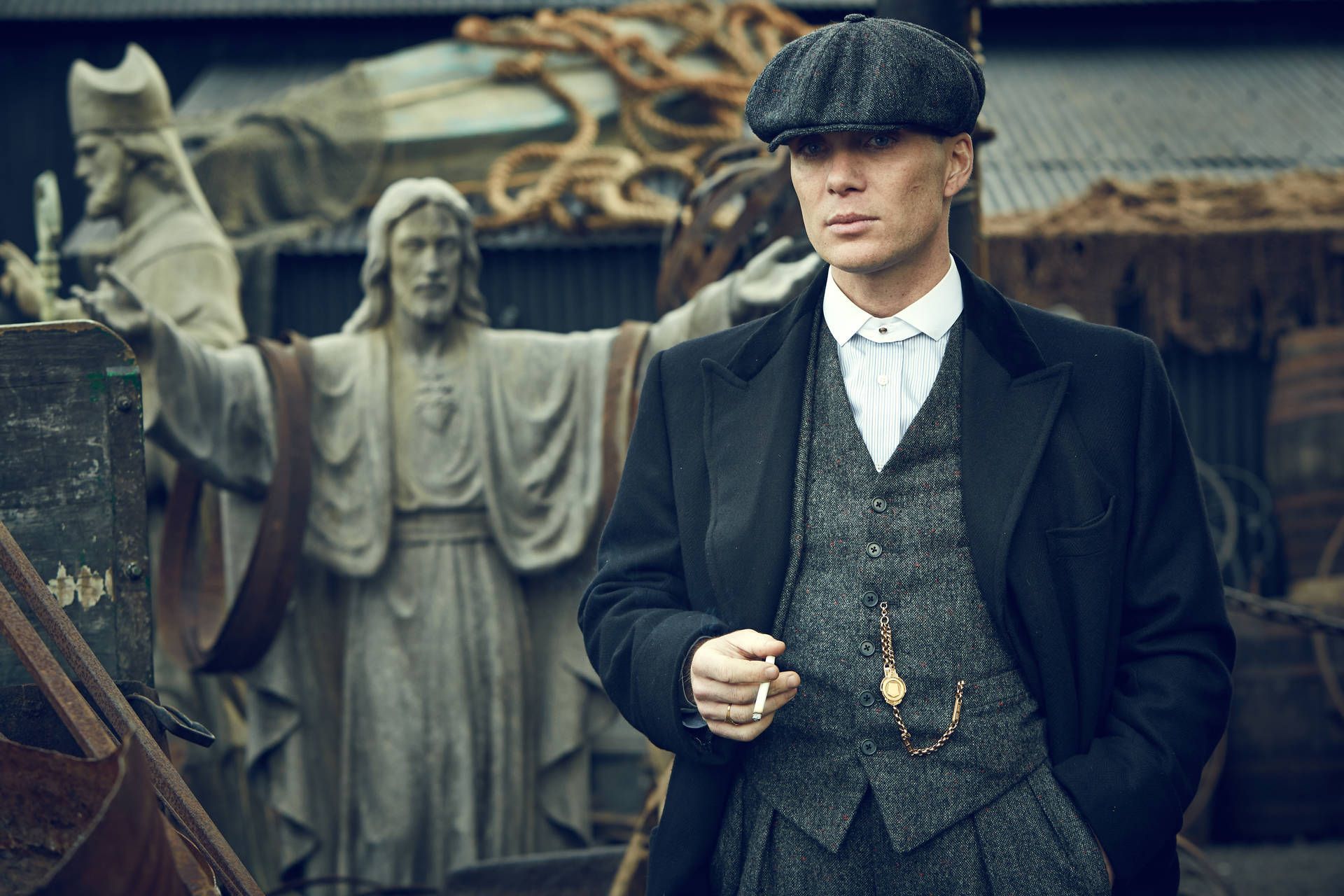 1920x1280 Tommy Shelby 4k Church Wallpaper