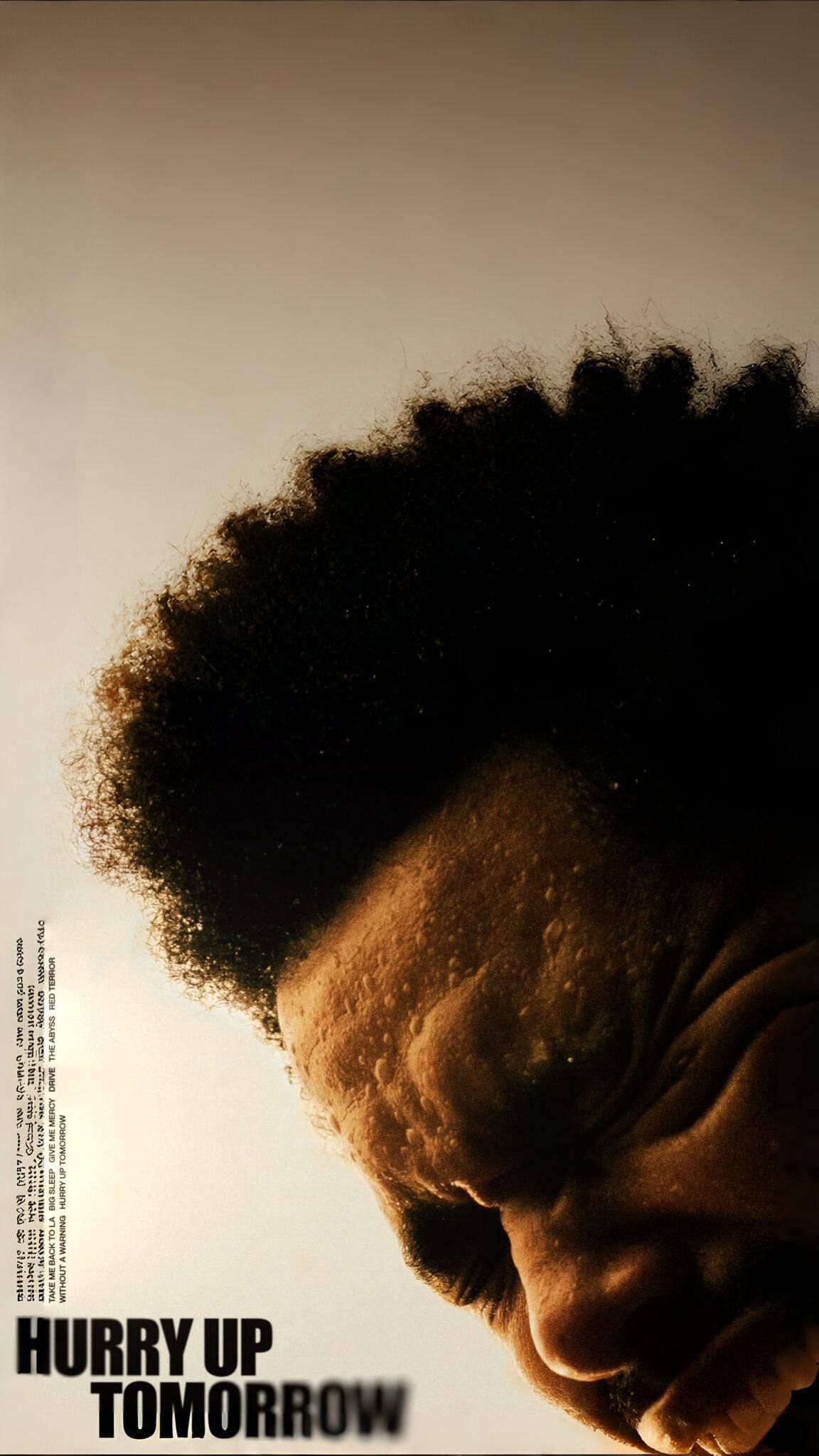 1152x2048 HURRY UP TOMORROW COVER AS WALLPAPER
