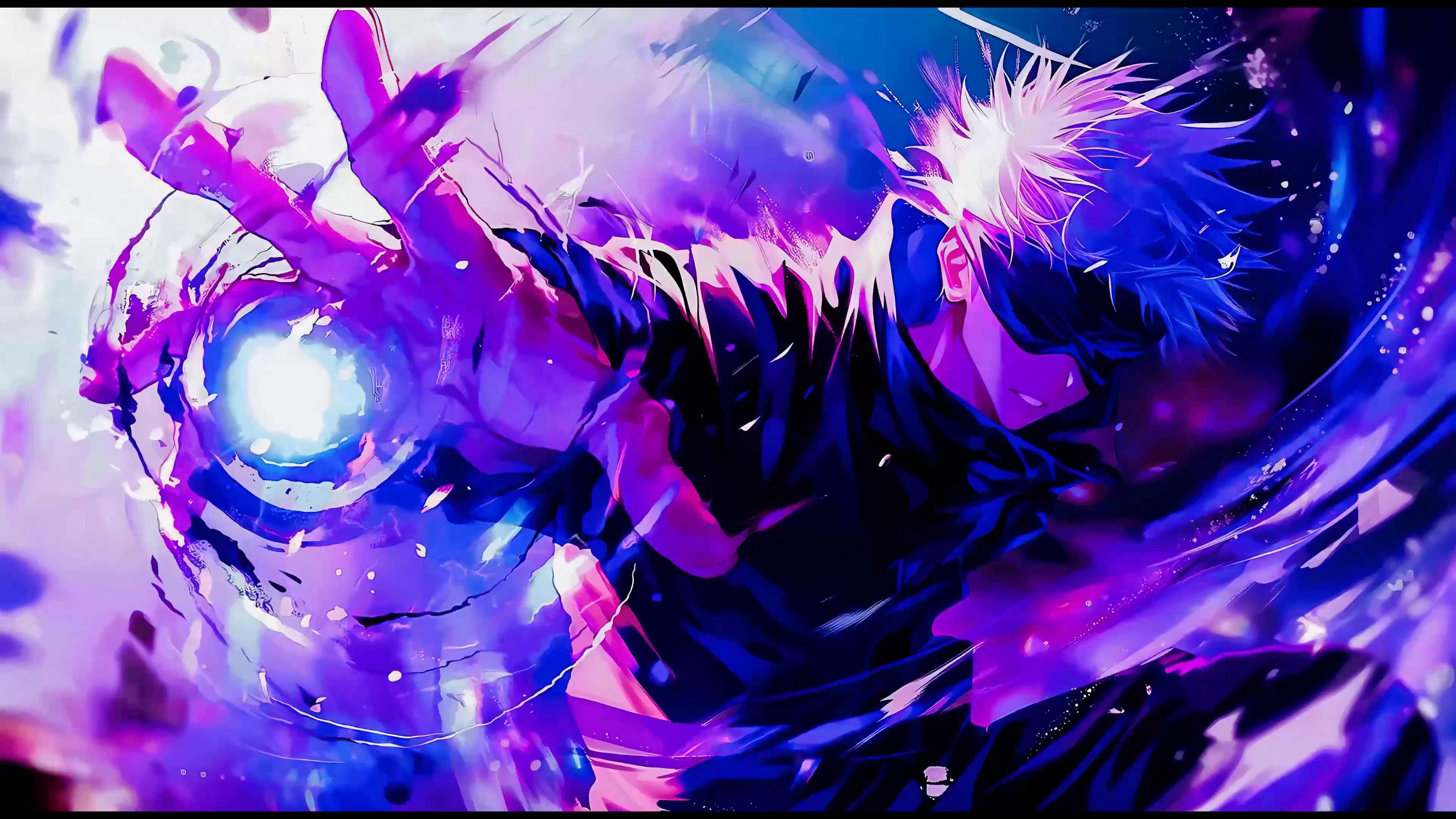 3840x2160 Gojo Hollow Purple Live Wallpaper