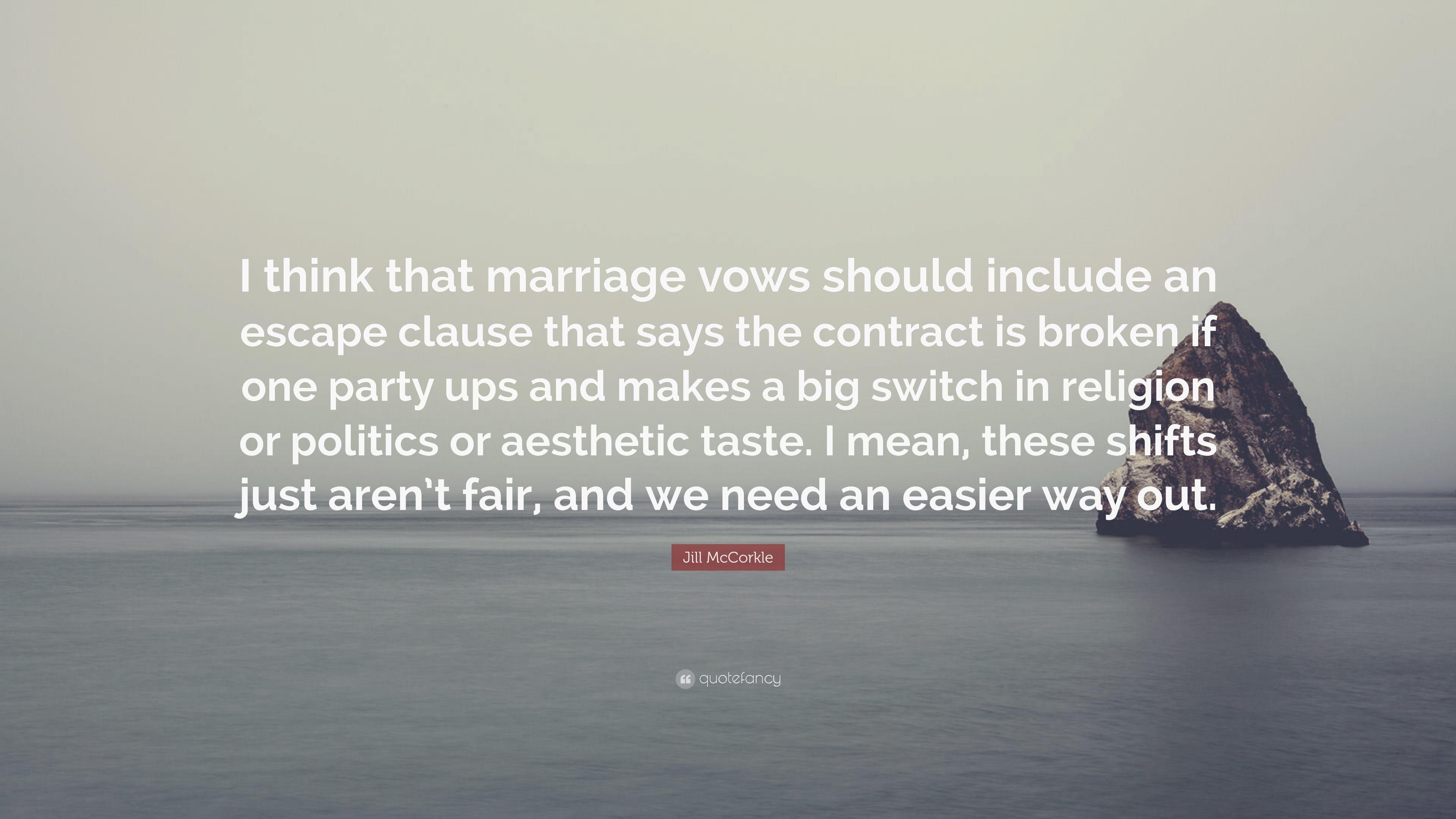 3840x2160 Jill McCorkle Quote: “I think that marriage vows should