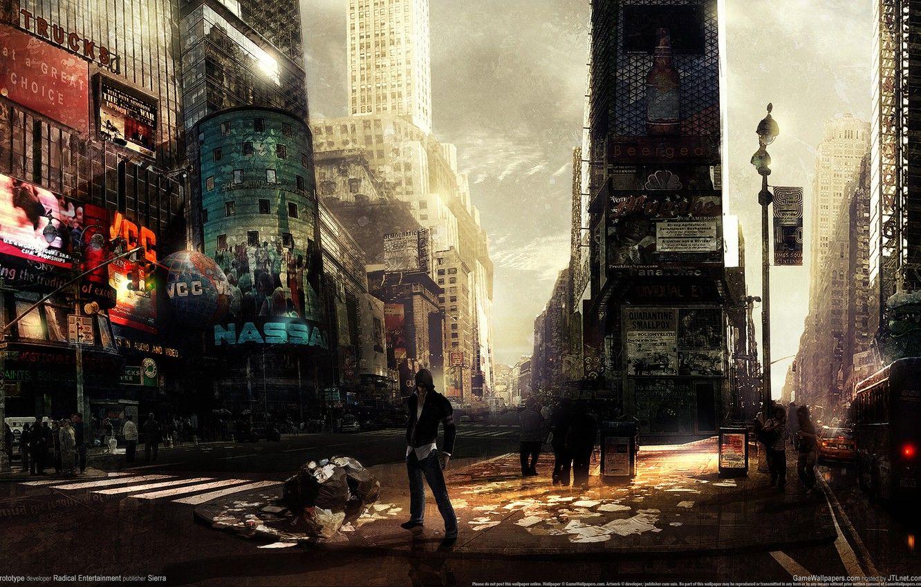 1332x850 Wallpaper the city, Prototype, New York image for desktop