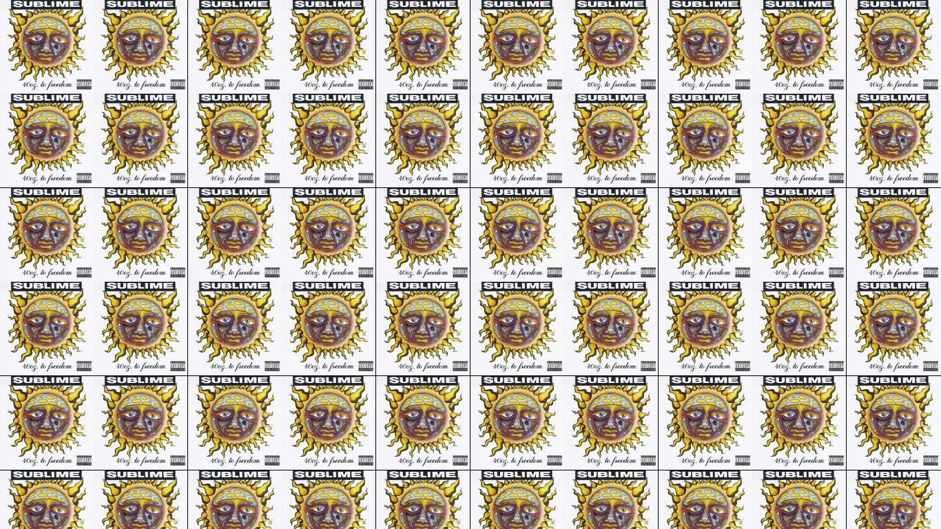 1366x768 Sublime 40 Oz To Freedom Wallpaper « Tiled Desktop Wallpaper